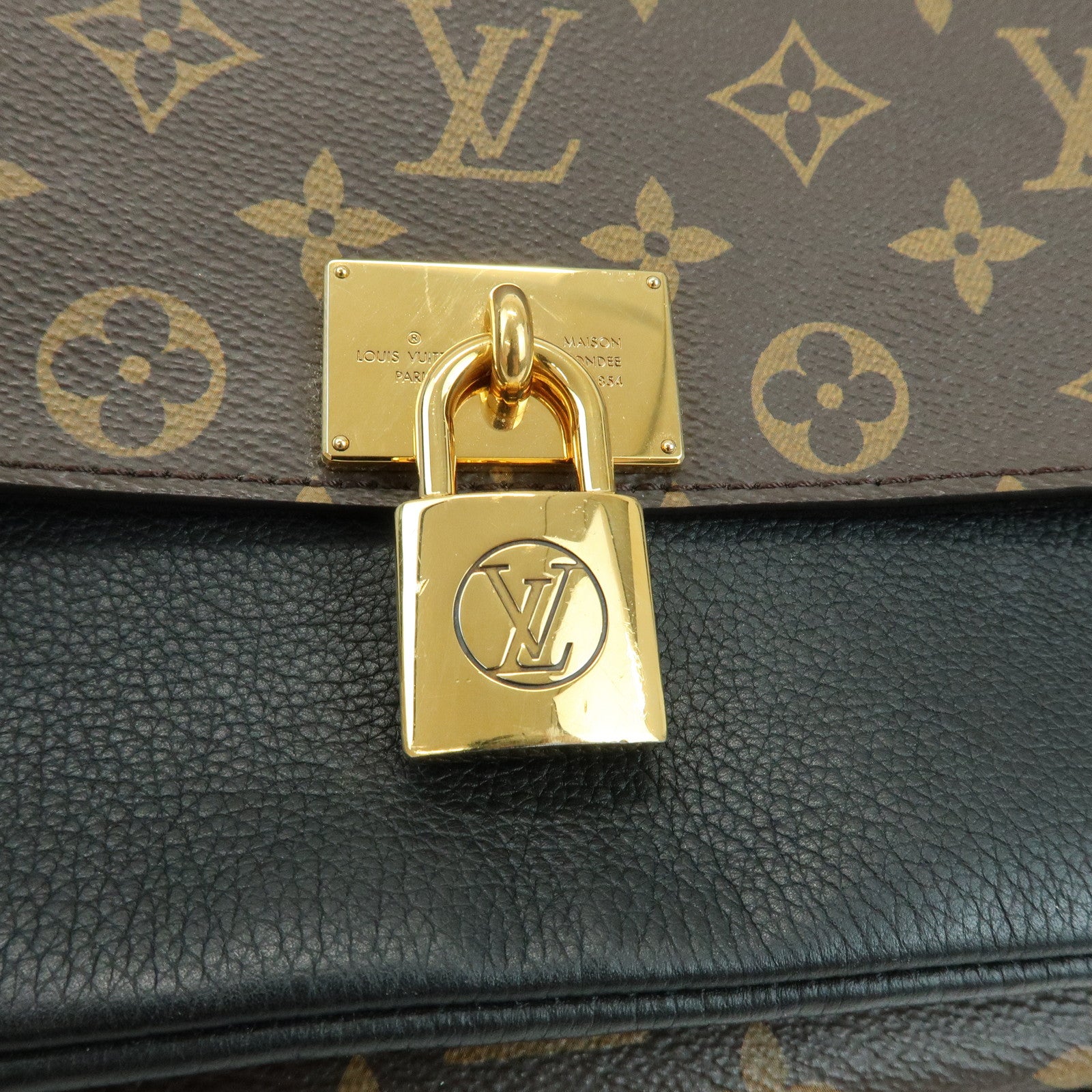 Louis Vuitton Monogram Marignan Canvas 2Way Bag Hand Bag M44259