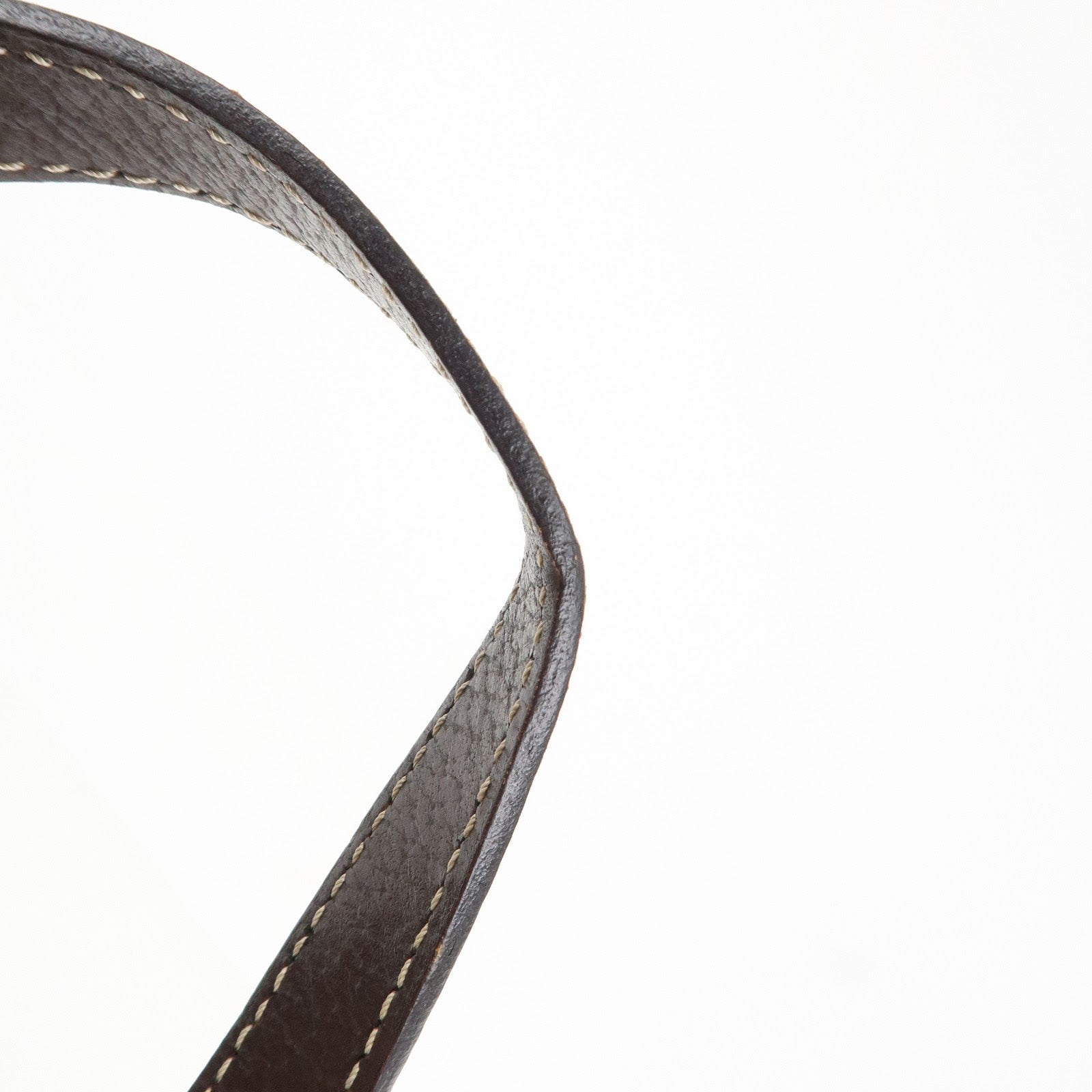 GUCCI Abbey GG Canvas Leather Tote Bag Hand Bag Beige Brown 141470 Used