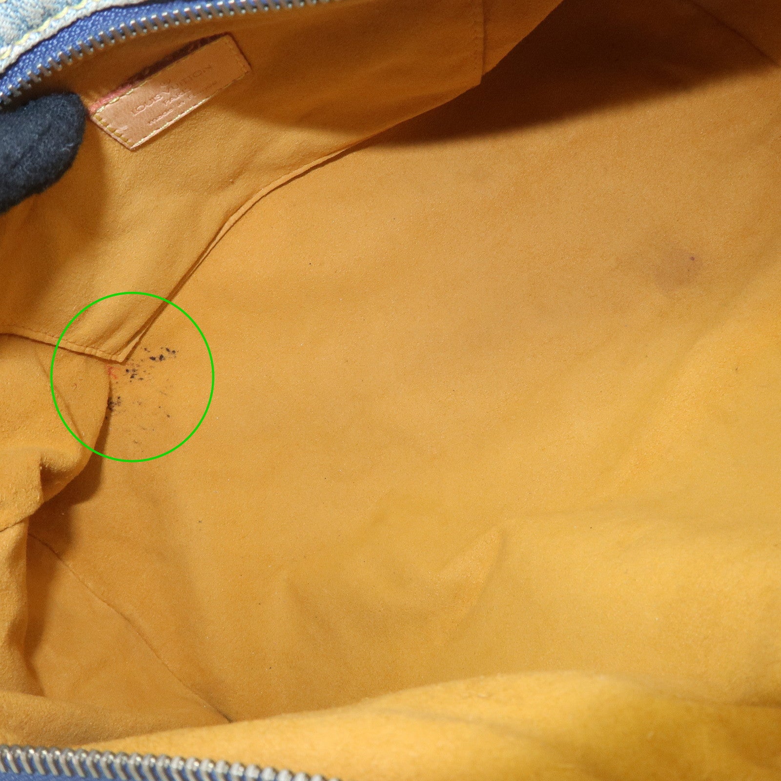 Louis Vuitton Monogram Denim Neo Speedy Boston Bag Blue M95019 Used