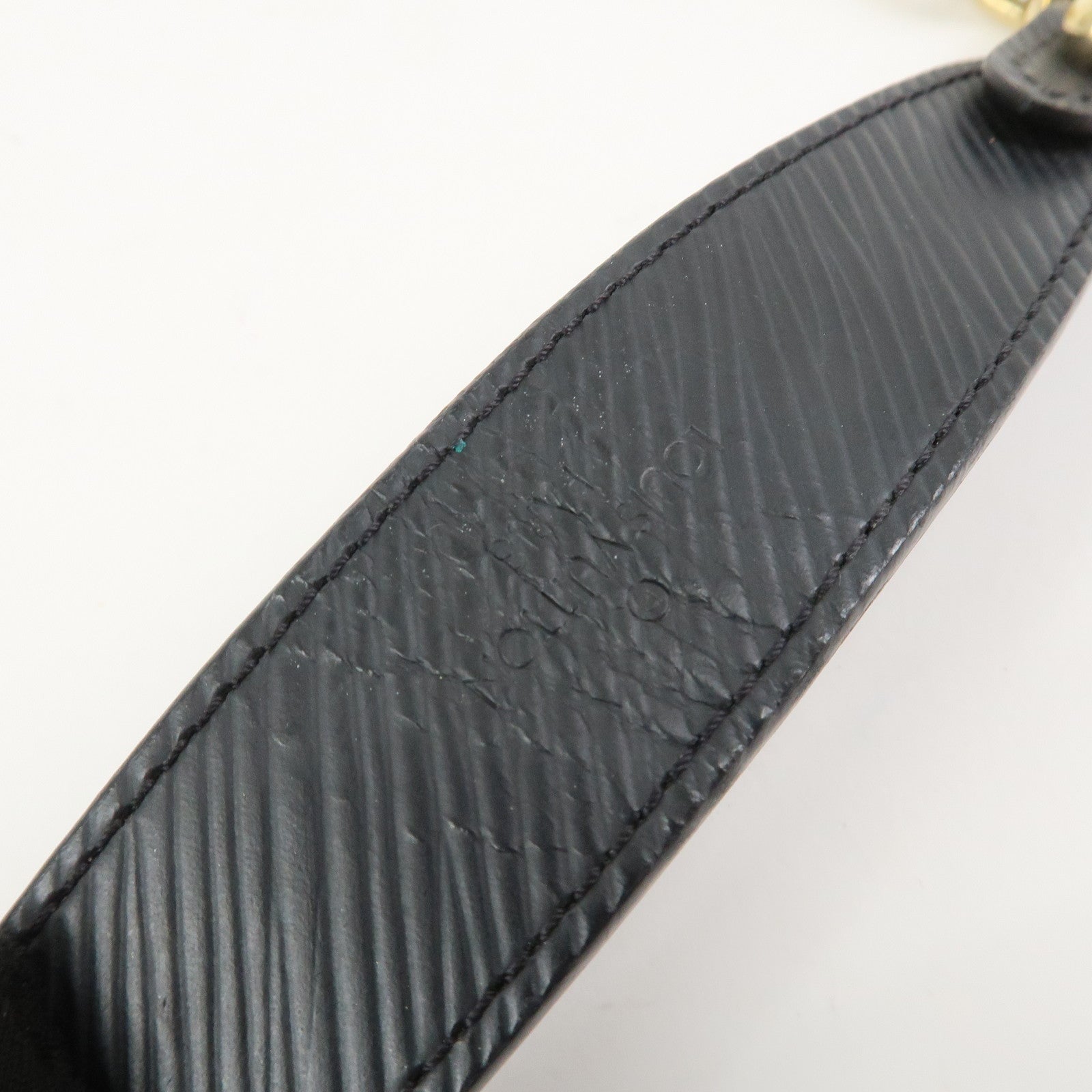 Louis Vuitton Epi Portefeuille Twist Chain Wallet Noir Black N64798