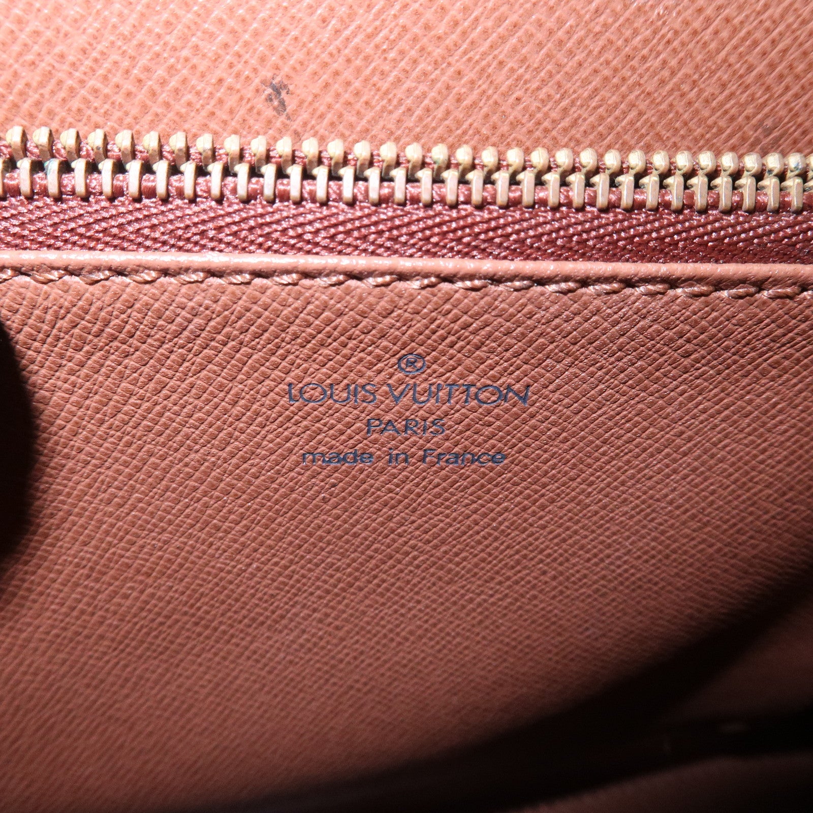Louis Vuitton Monogram Malesherbes Hand Bag Brown M51379 Used