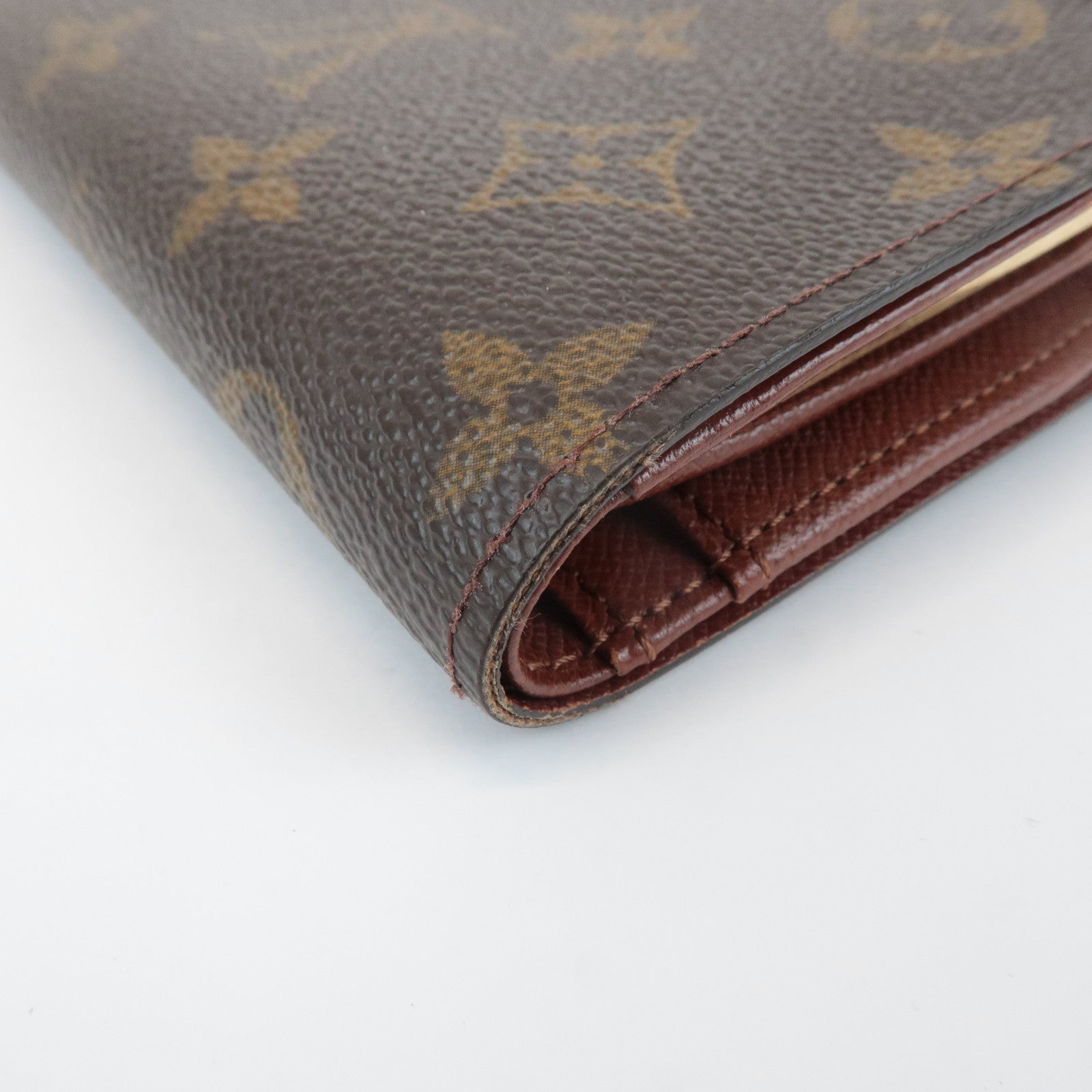 Louis Vuitton Monogram Porte Monnaie Billets Viennois Wallet M61663 Used