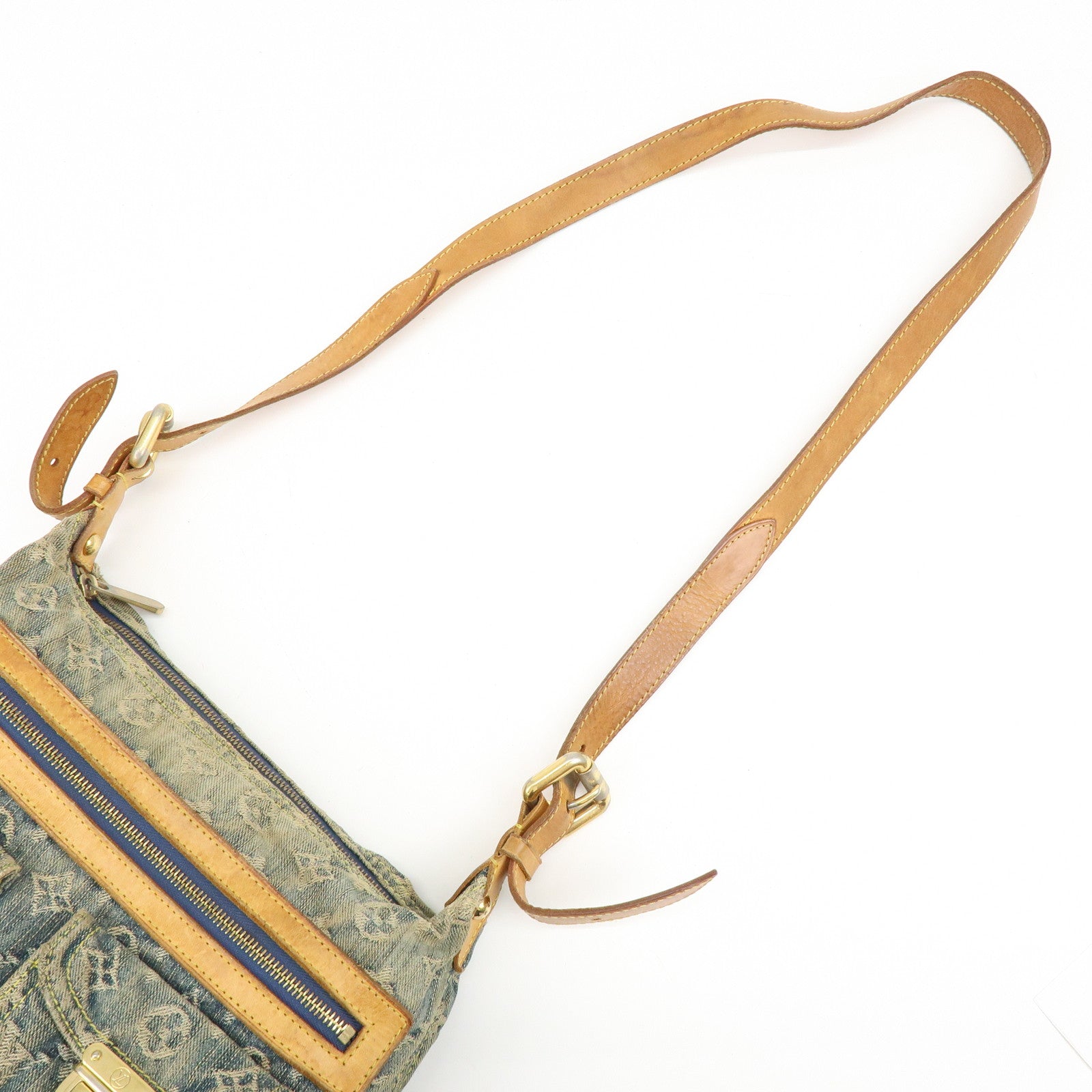 Louis Vuitton Monogram Denim Baggy PM 2Way Bag Shoulder Bag M95049