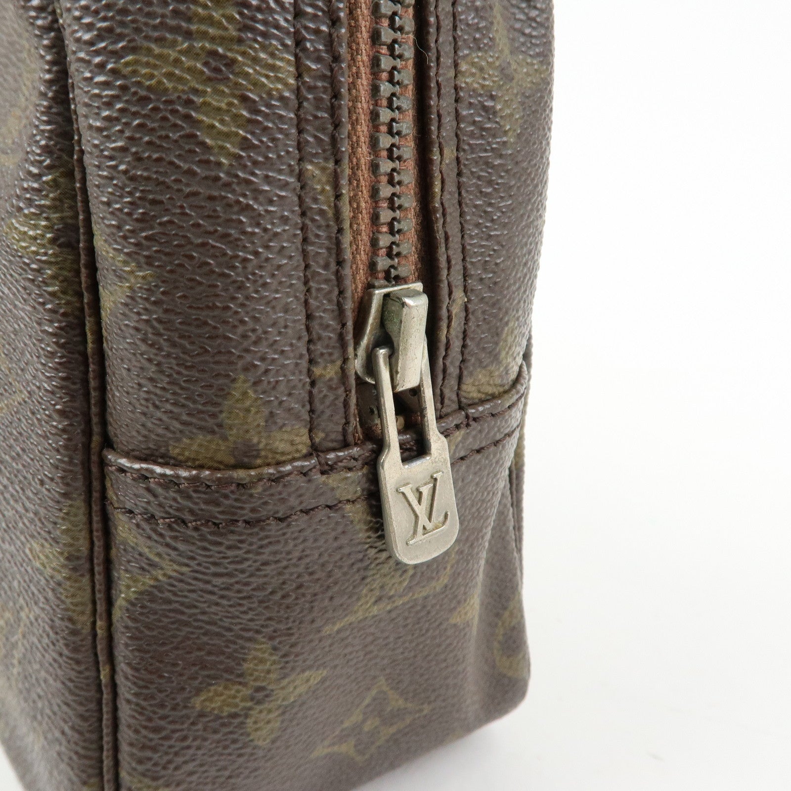 Louis Vuitton Monogram Trousse Toilette 28 Pouch Brown M47522