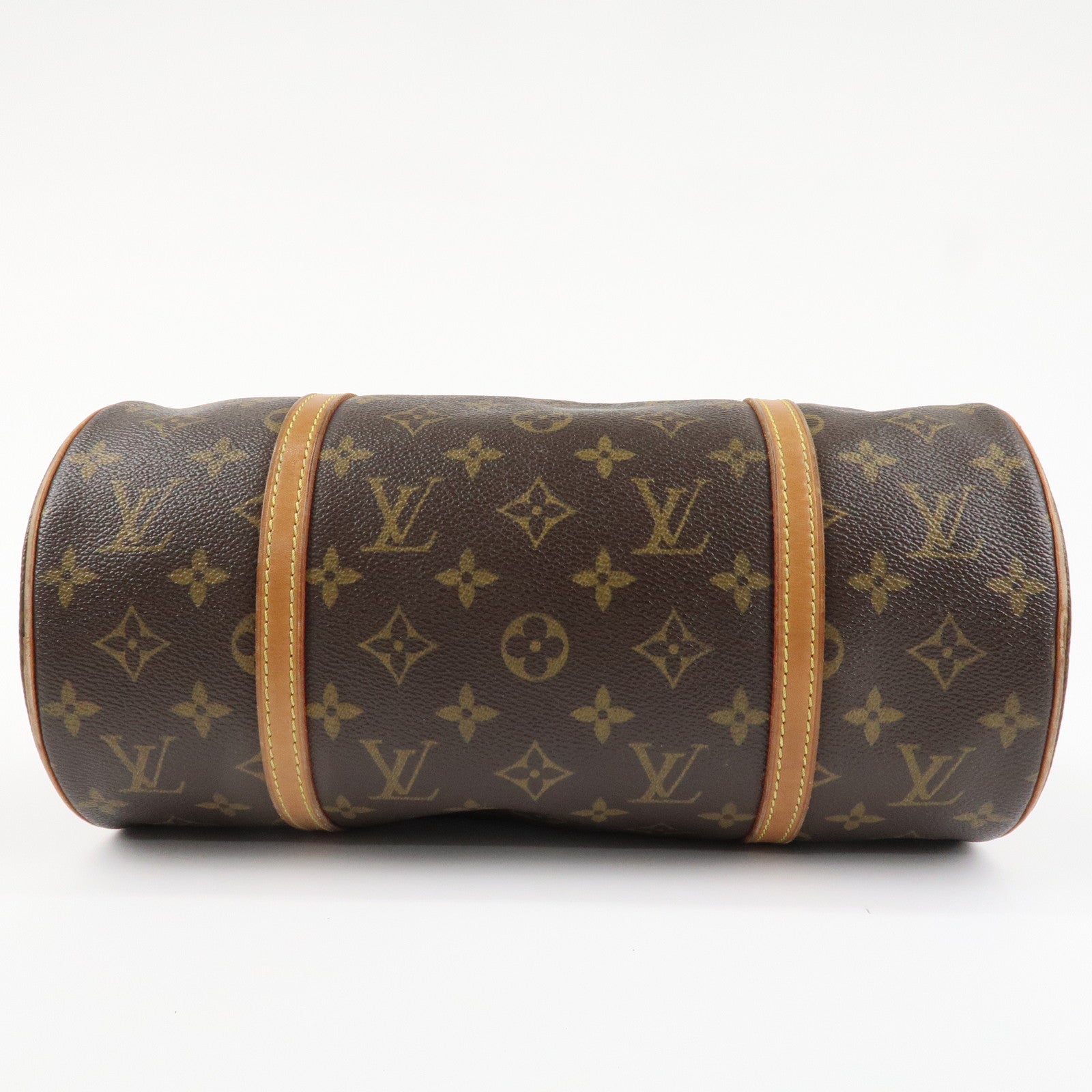 Louis Vuitton Monogram Papillon 30 Hand Bag Brown M51385 Used
