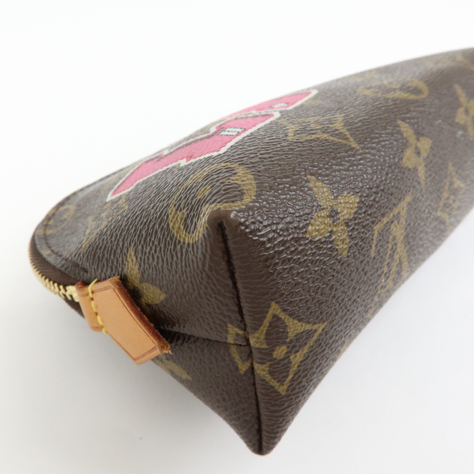 Louis Vuitton Monogram Patchies Pochette Cosmetic PM Pouch M43998