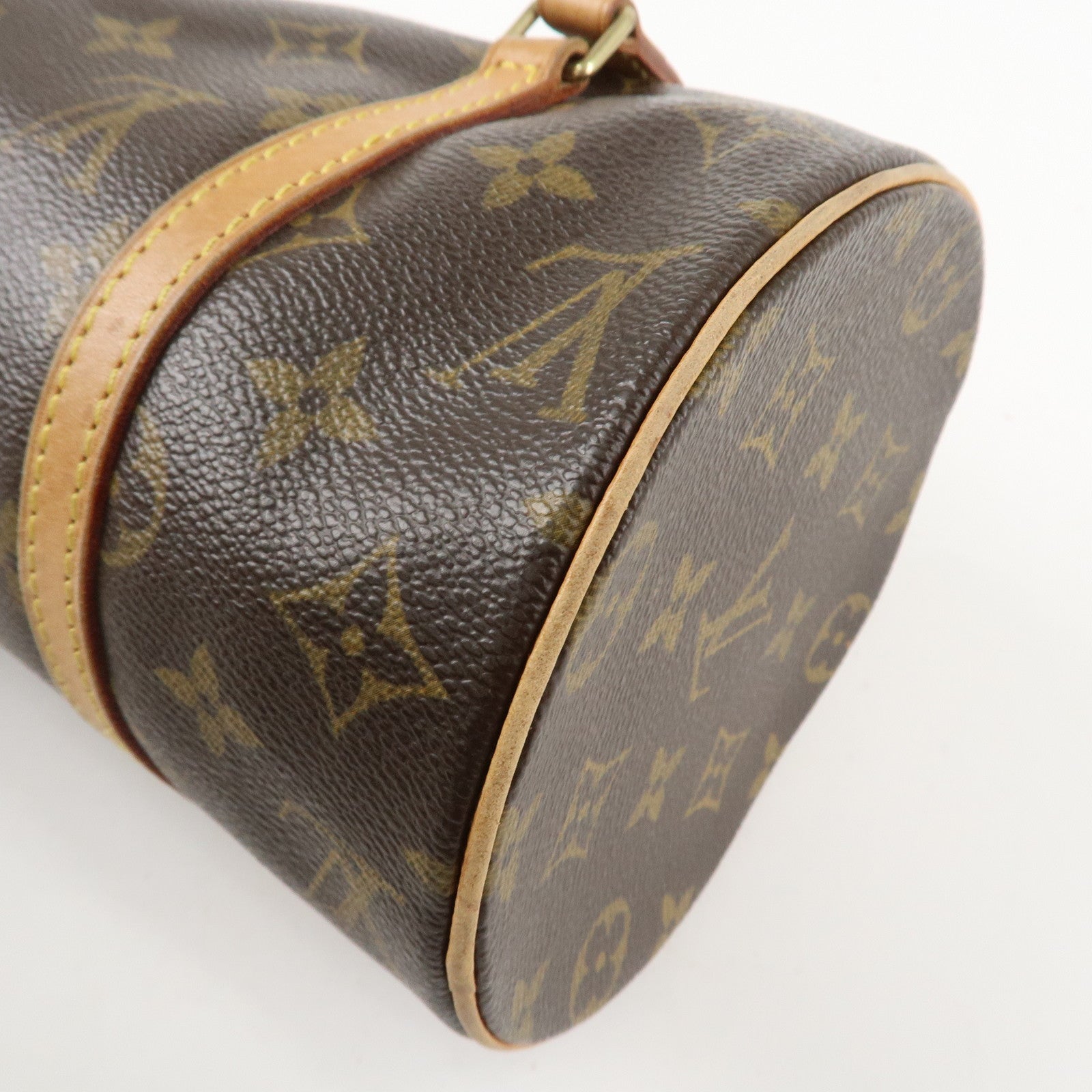 Louis Vuitton Monogram Papillon 26 Hand Bag Shoulder Bag Brown M51386 Used