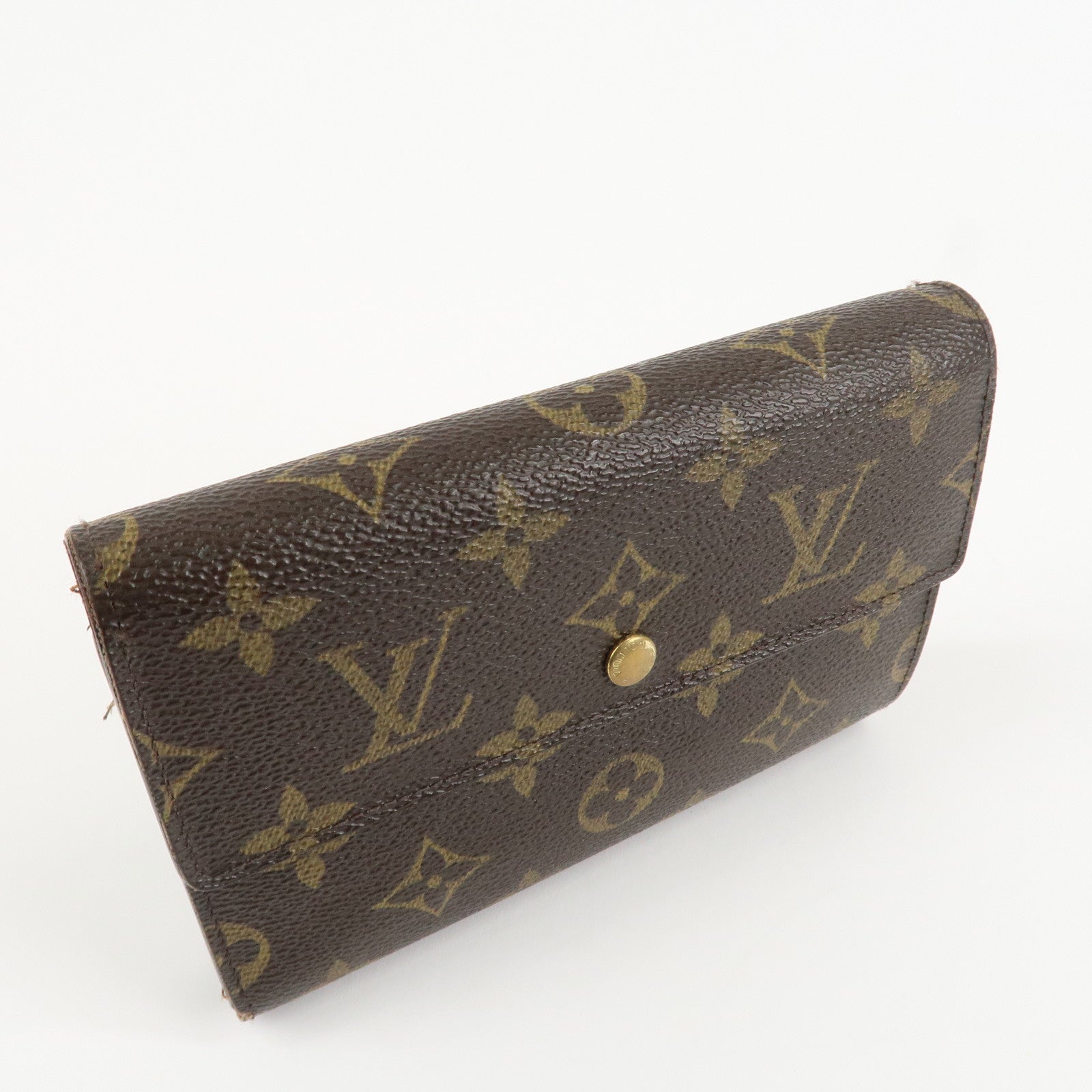 Louis Vuitton Monogram Porte Tresor Etui Papiers Wallet M61202 Used