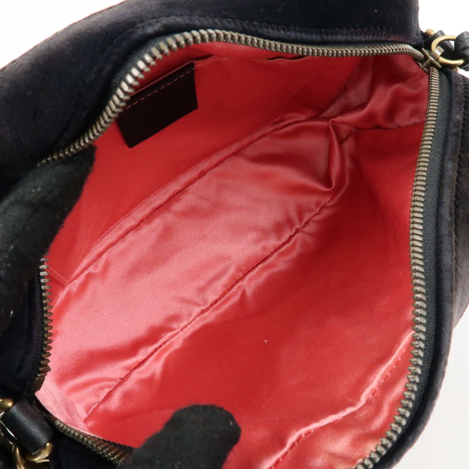 GUCCI GG Marmont Velvet Leather StarMotif Bijou Shoulder Bag 447632