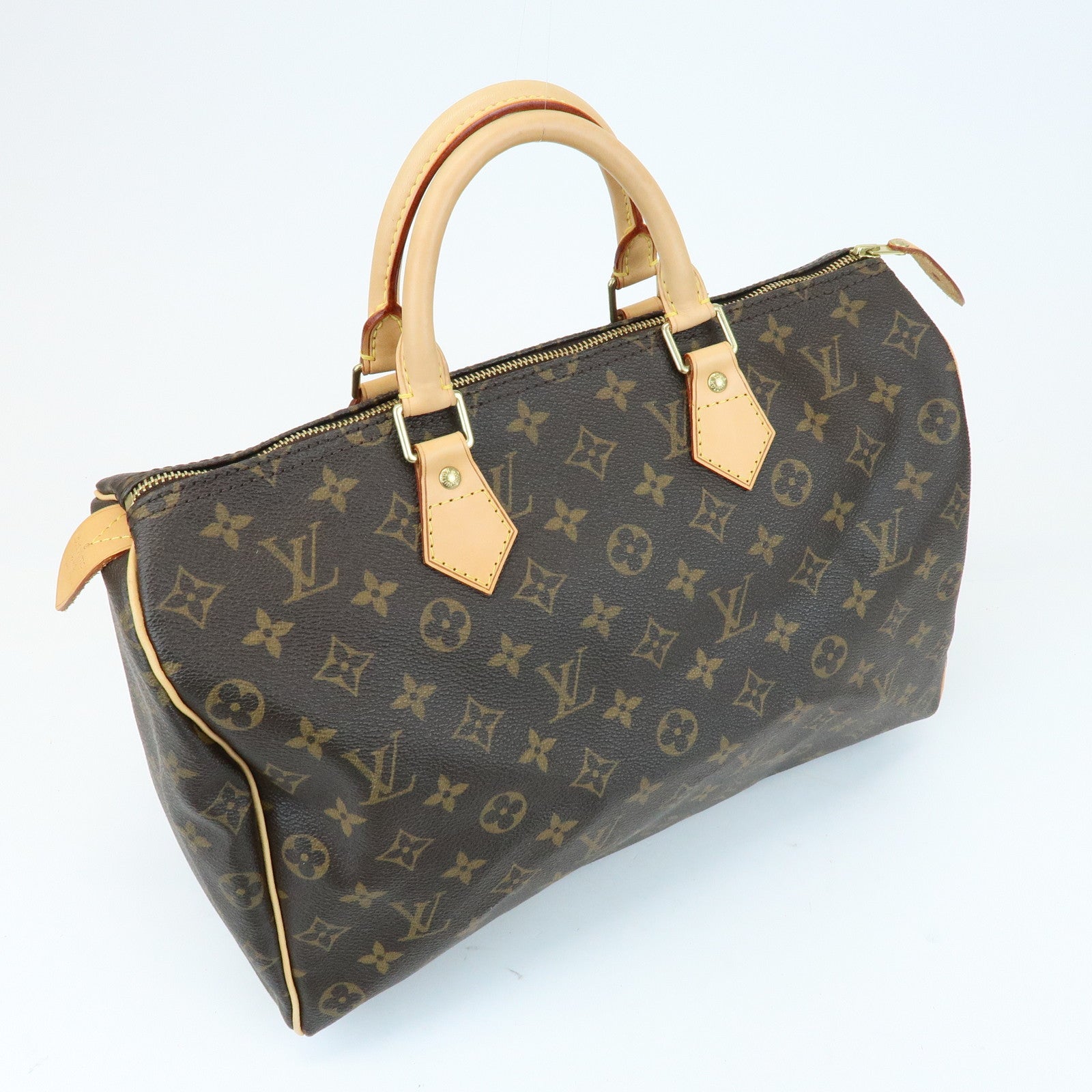 Louis Vuitton Monogram Speedy 35 Boston Bag Hand Bag M41524