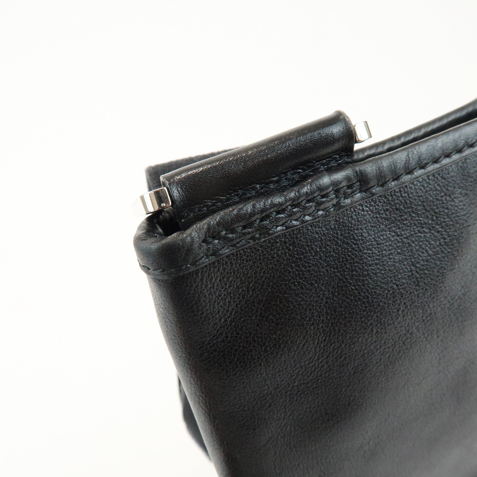 LOEWE Anagram Leathe Shoulder Bag Crossbody Bag Black
