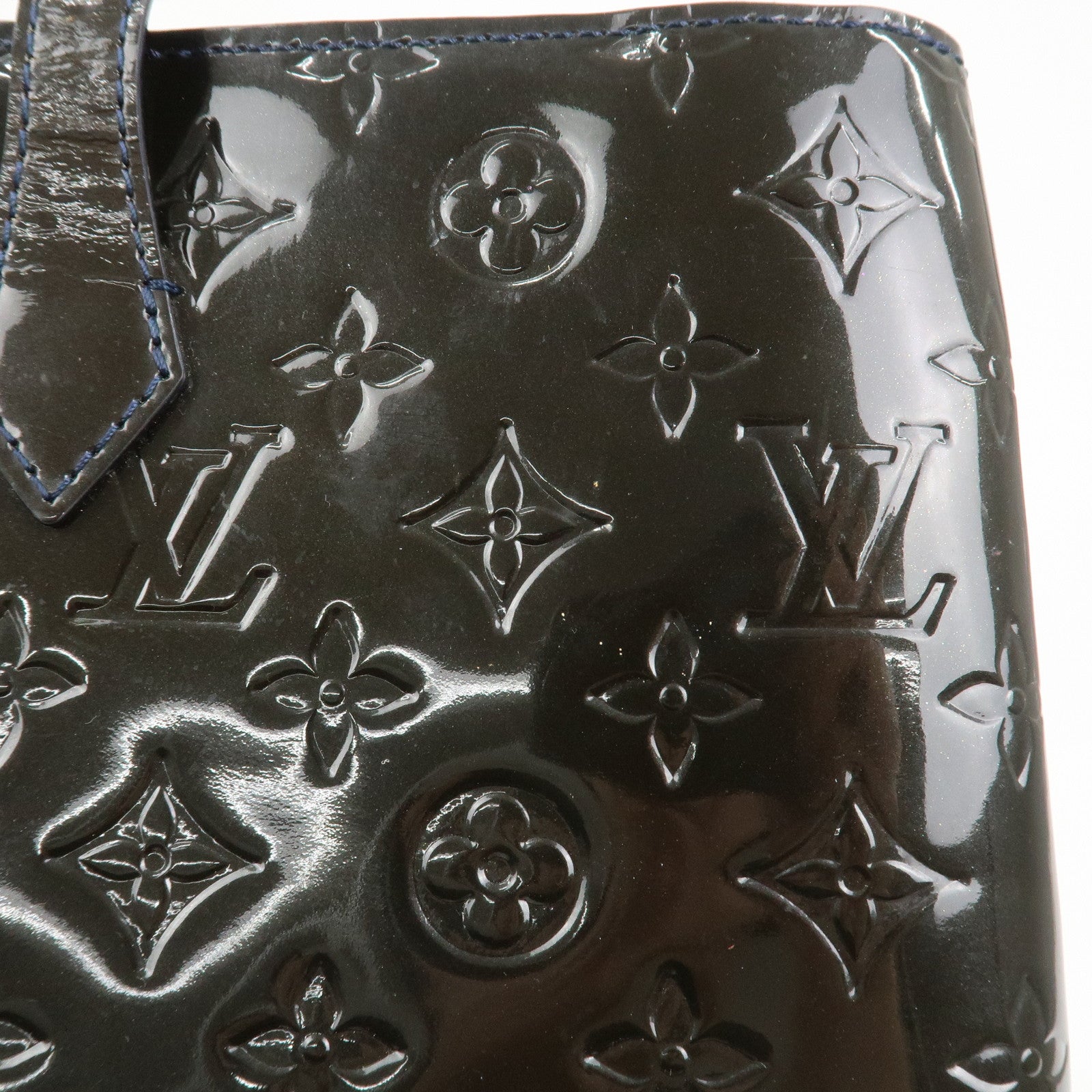 Louis Vuitton Monogram Vernis Leather Wilshire MM Hand Bag M91439