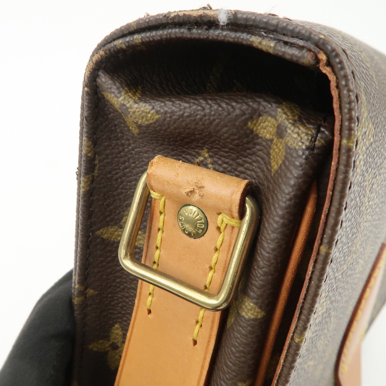 Louis Vuitton Monogram Cartouchiere MM Shoulder Bag M51253