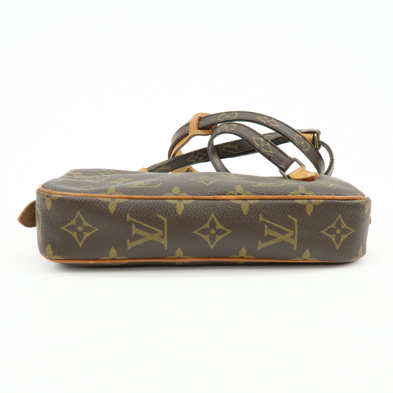 Louis Vuitton Monogram Pochette Marly Bandouliere Bag Brown M51828