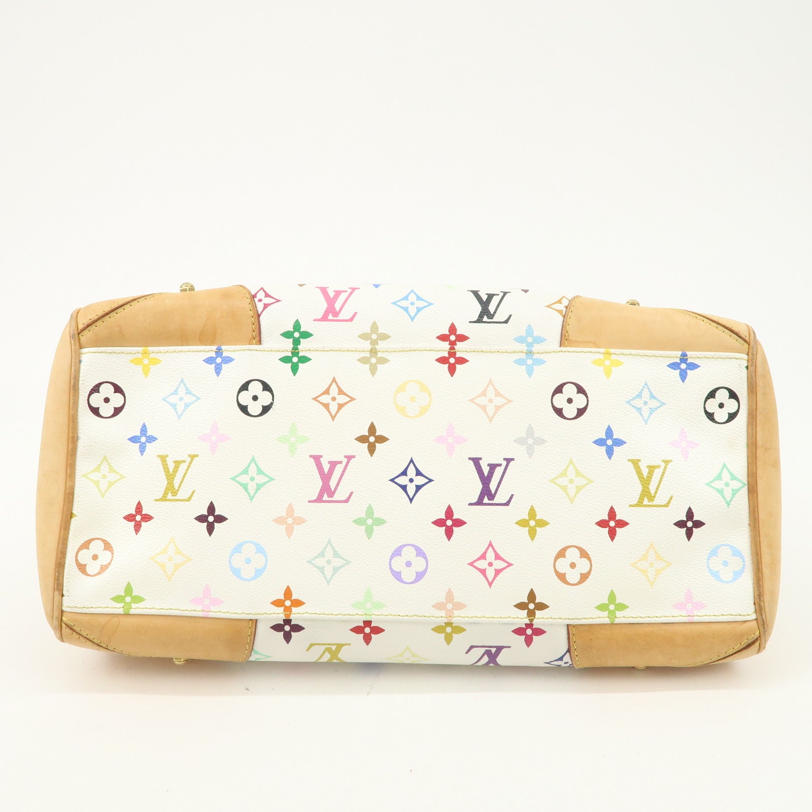 Louis Vuitton Monogram Multicolor Claudia Hand Bag Blanc M40193