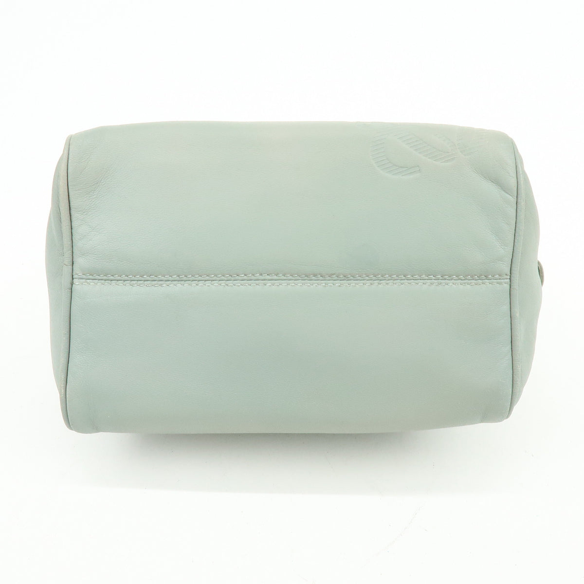 LOEWE Anagram Nappa Leather Mini Hand Bag Blue