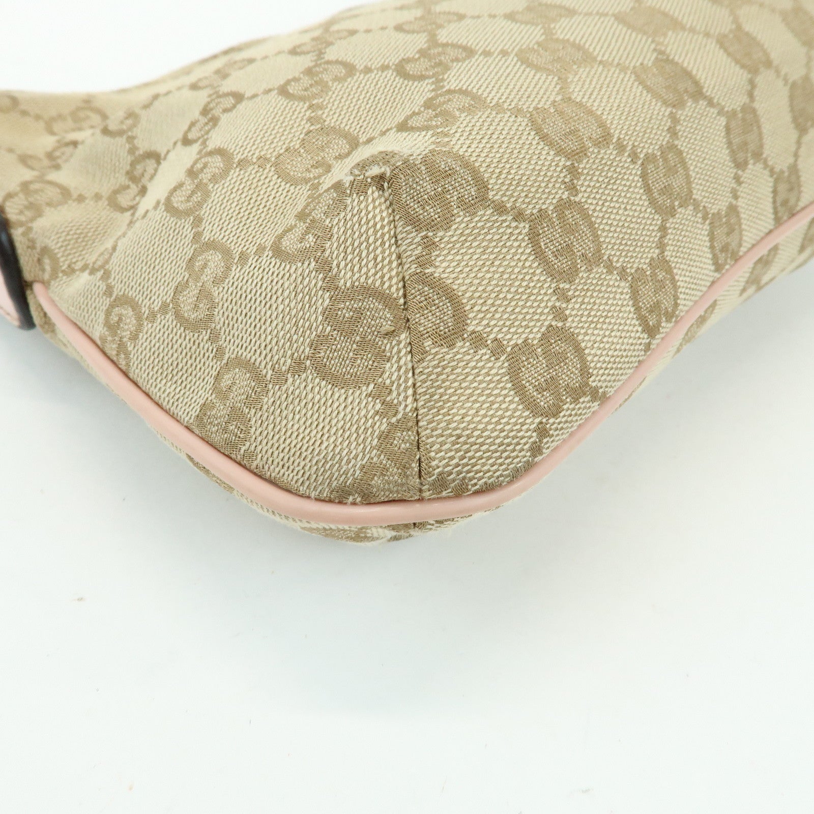 GUCCI Sherry GG Canvas Leather Shoulder Bag Crossbody Bag 189749