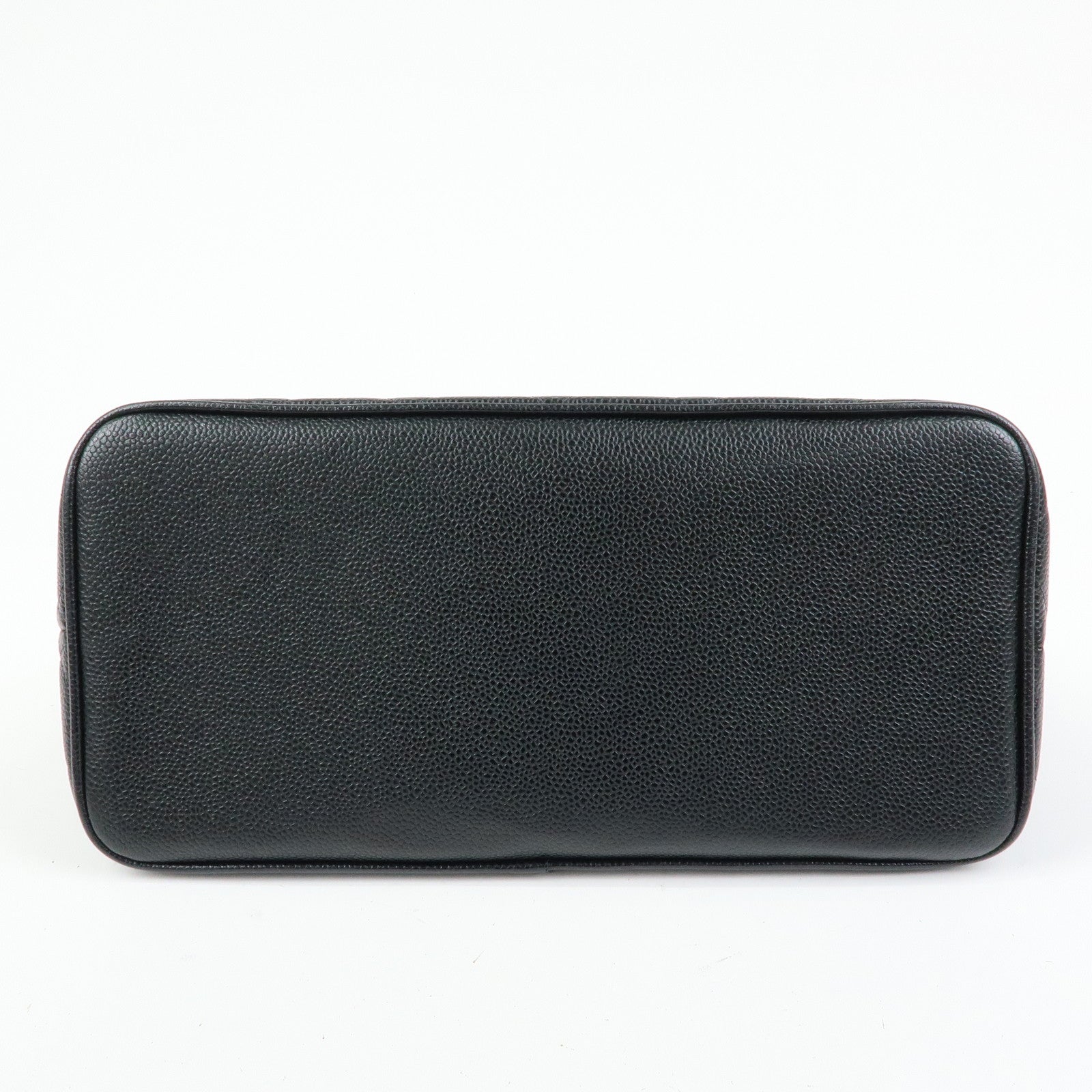 CHANEL Matelasse COCO Mark Cavairskin Medallion Hand Bag A01804