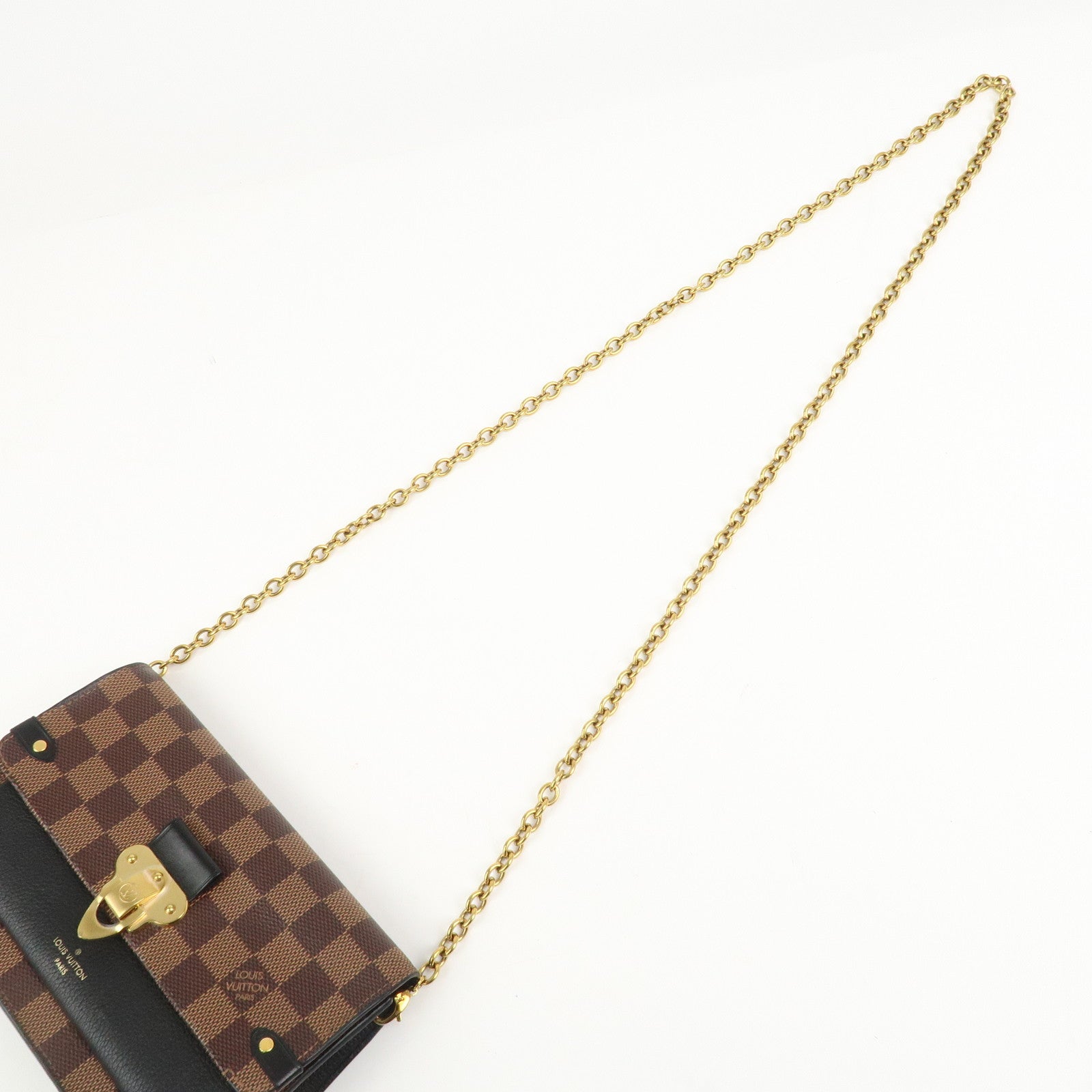 Louis Vuitton Damier Portefeuille Vavin Chain Shoulder Bag N60221