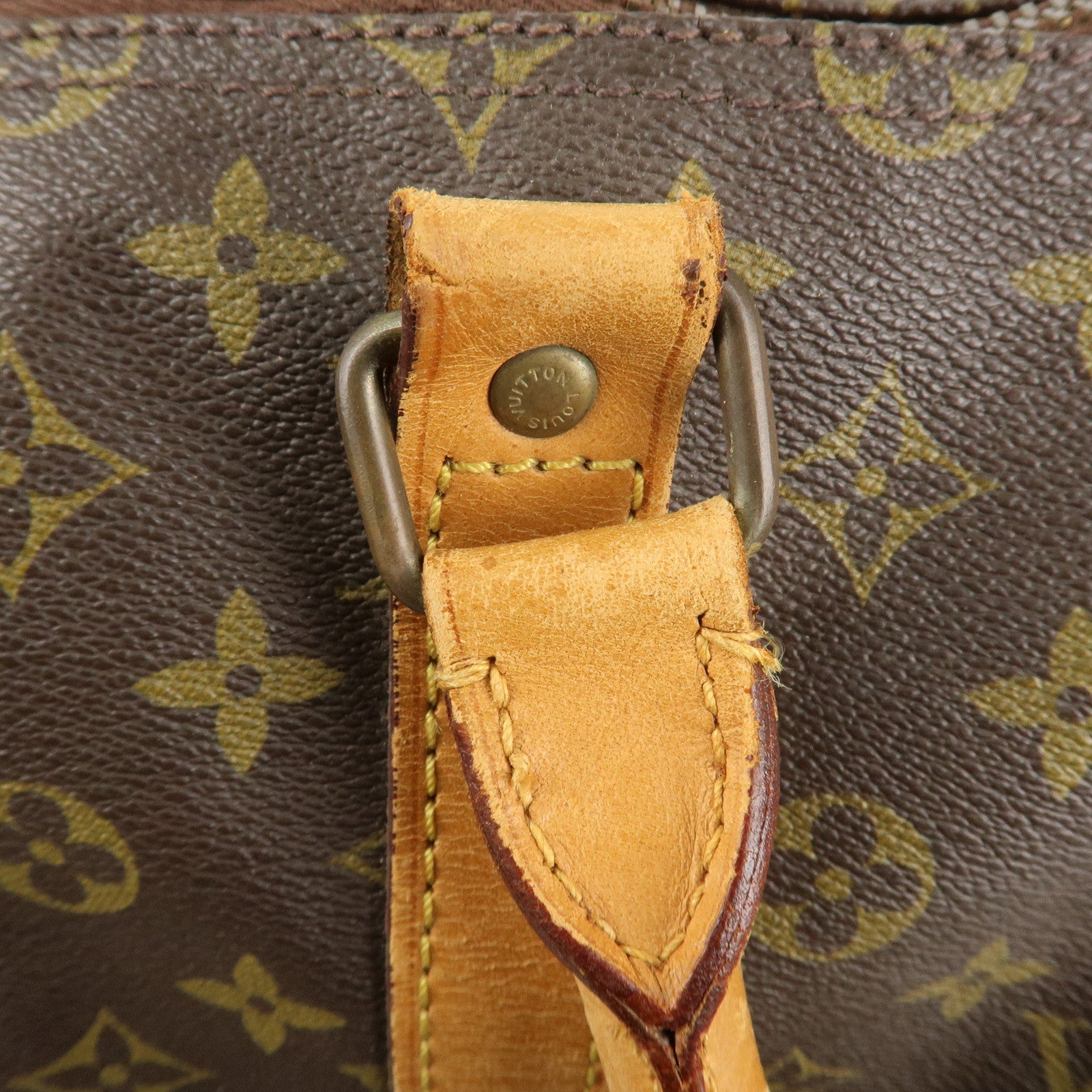 Louis Vuitton Monogram Keep All 60 Boston Bag Brown M41422 Used