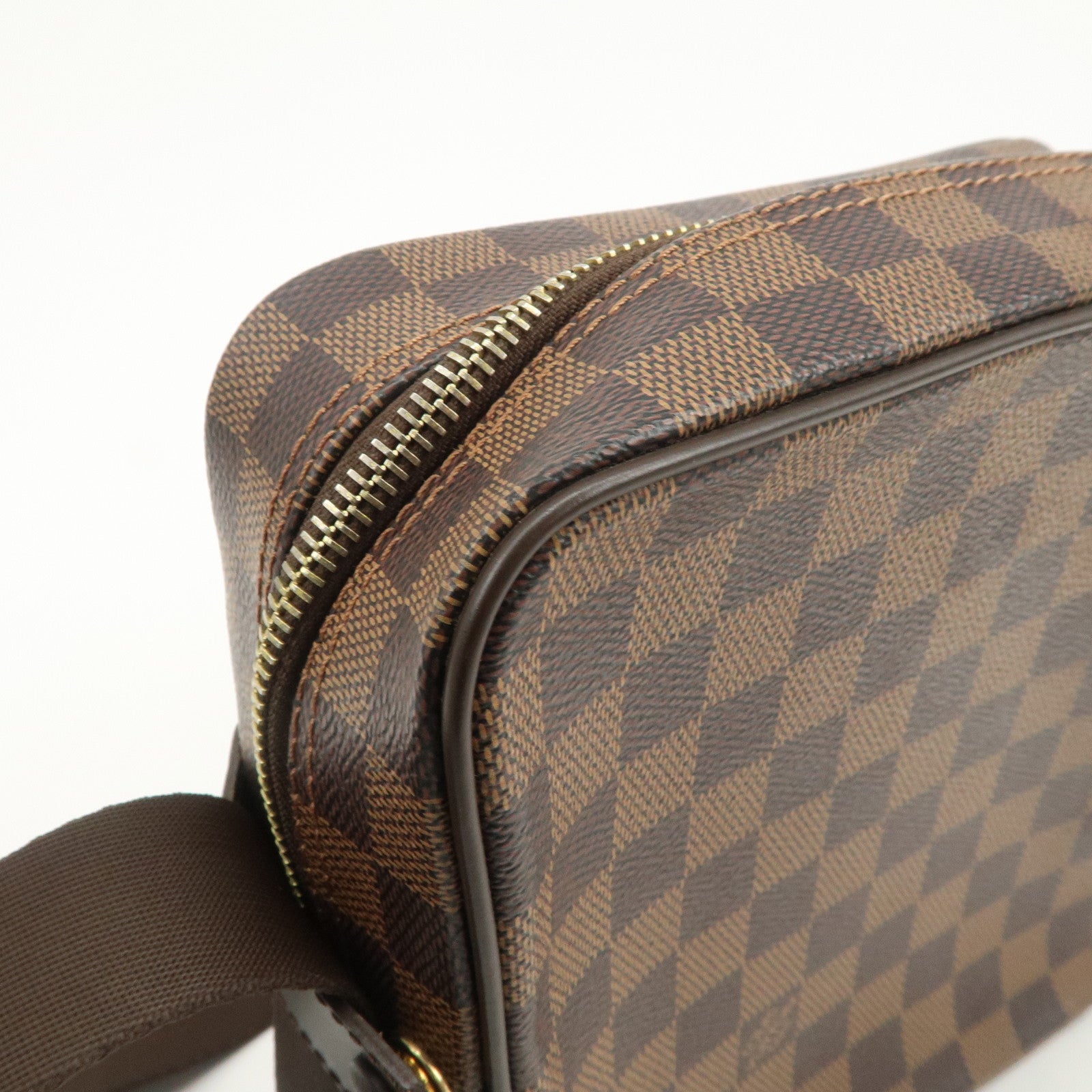 Louis Vuitton Damier Olaf PM Cross Body Shoulder Bag Brown N41442