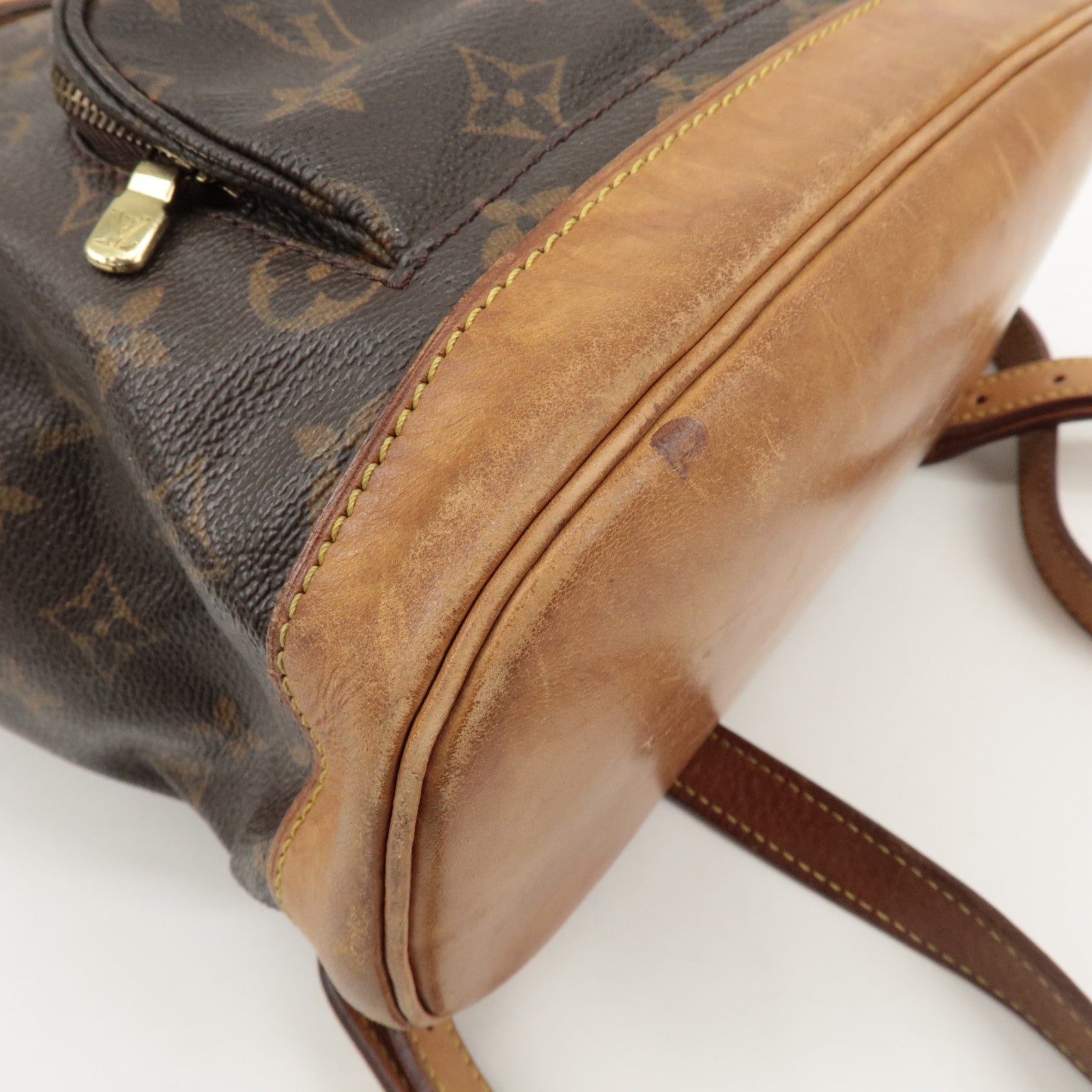 Louis Vuitton Monogram Montsouris MM Backpack Brown M51136 Used