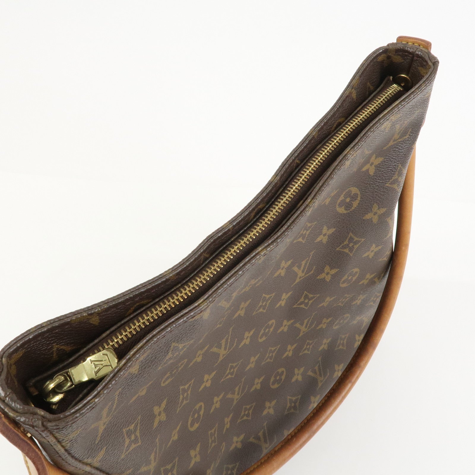Louis Vuitton Monogram Looping GM Shoulder Bag Brown M51145