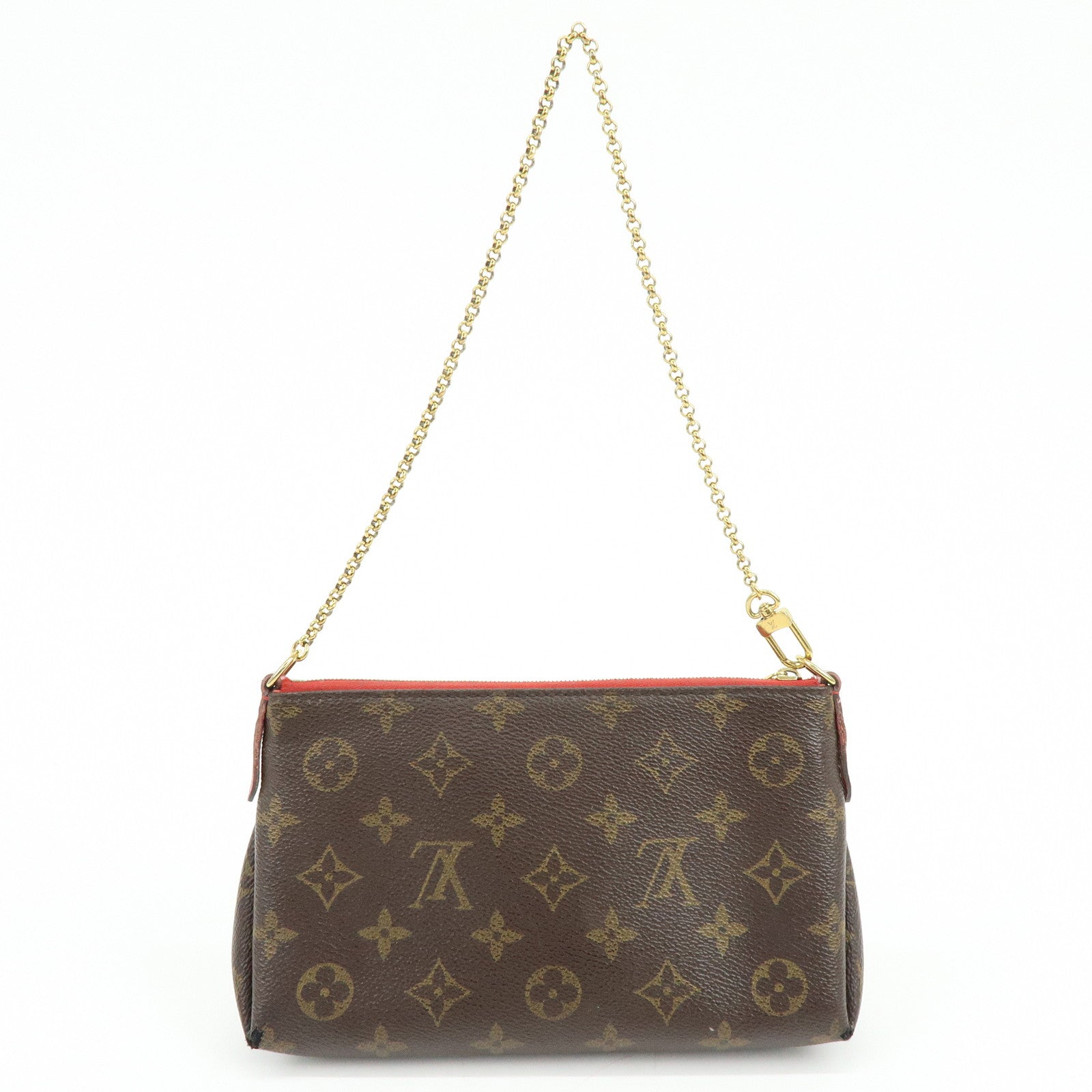 Louis Vuitton Monogram Pallas Clutch 2Way Bag Cerise M41638