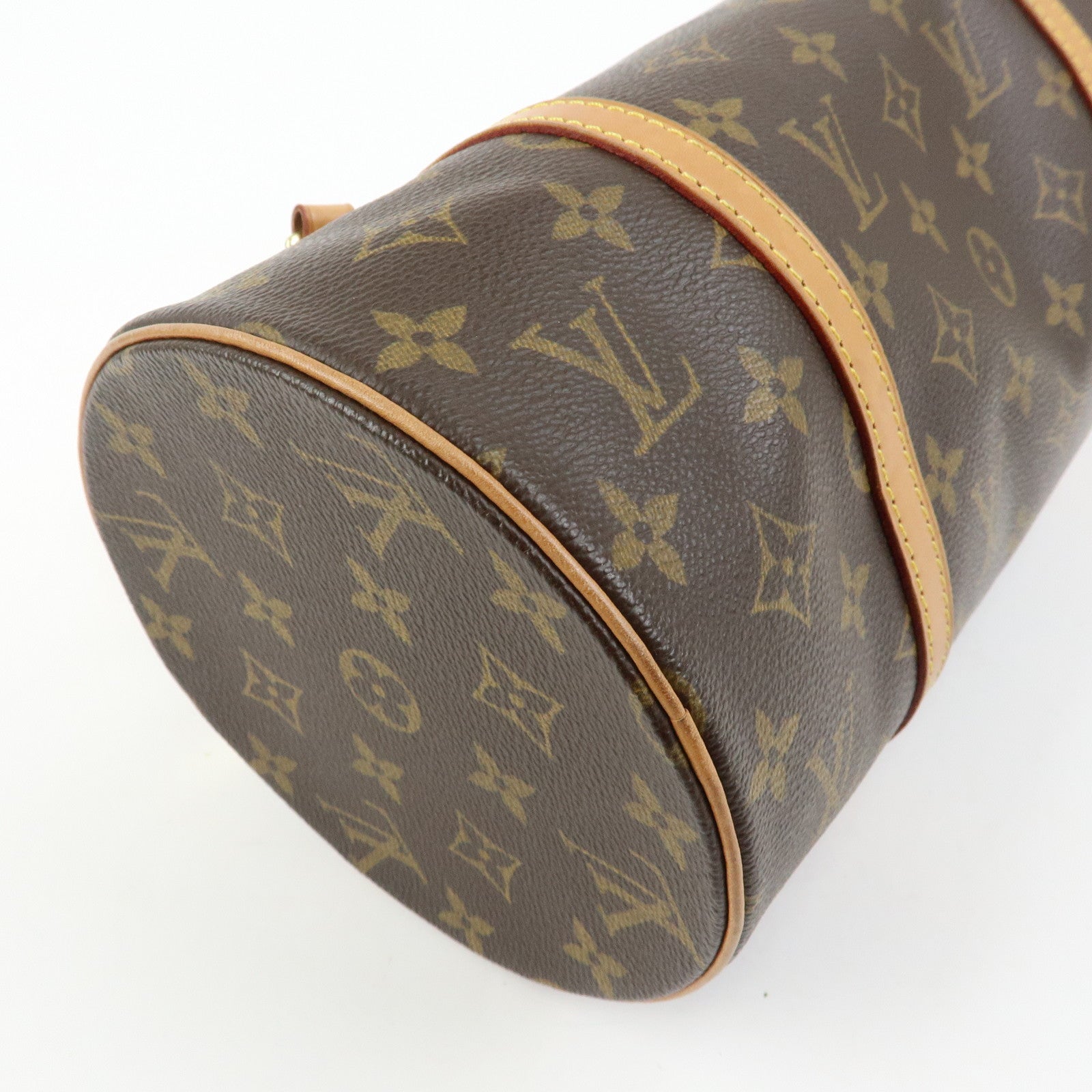 Louis Vuitton Monogram Papillon 30 Hand Bag Brown M51385
