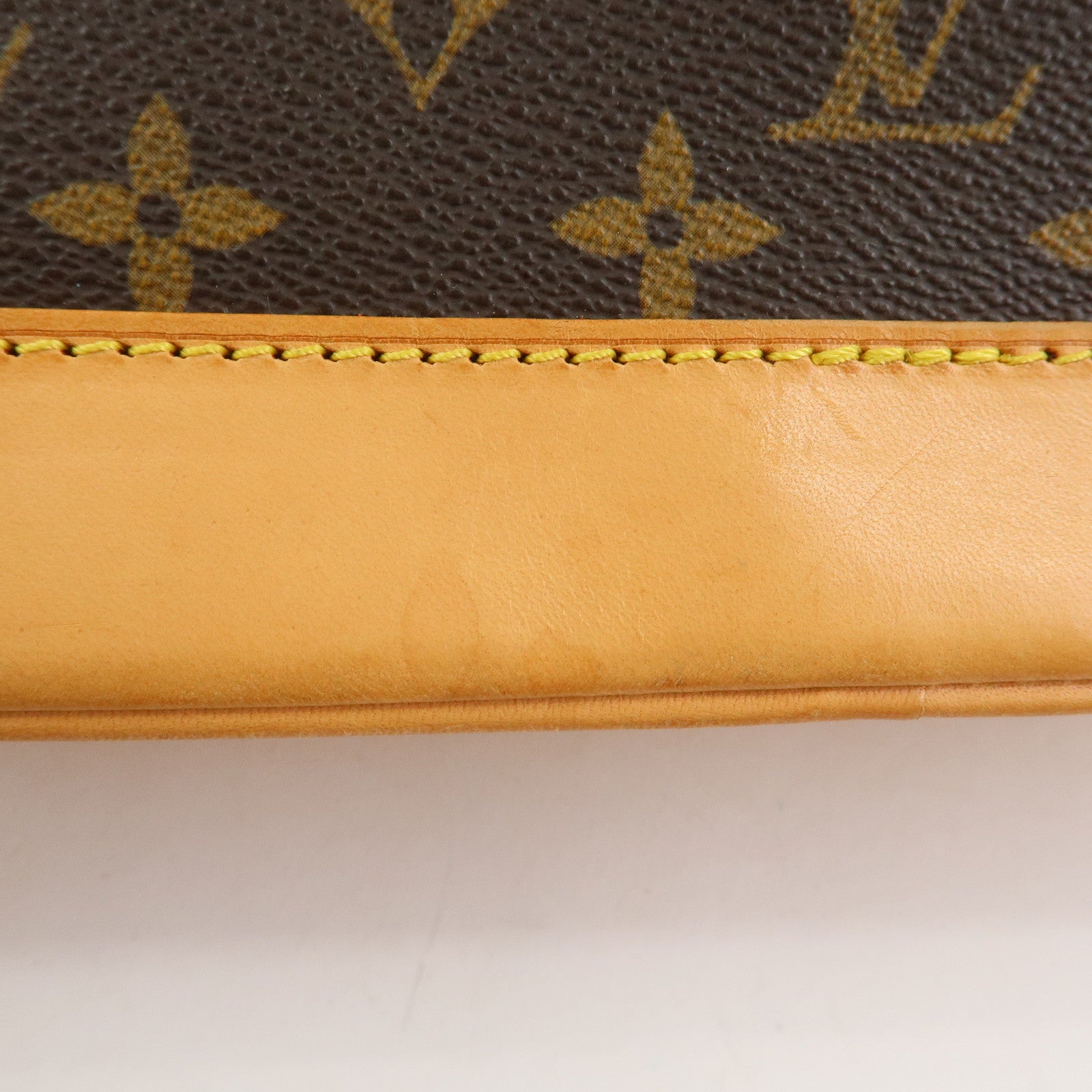 Louis Vuitton Monogram Alma Hand Bag Brown M51130