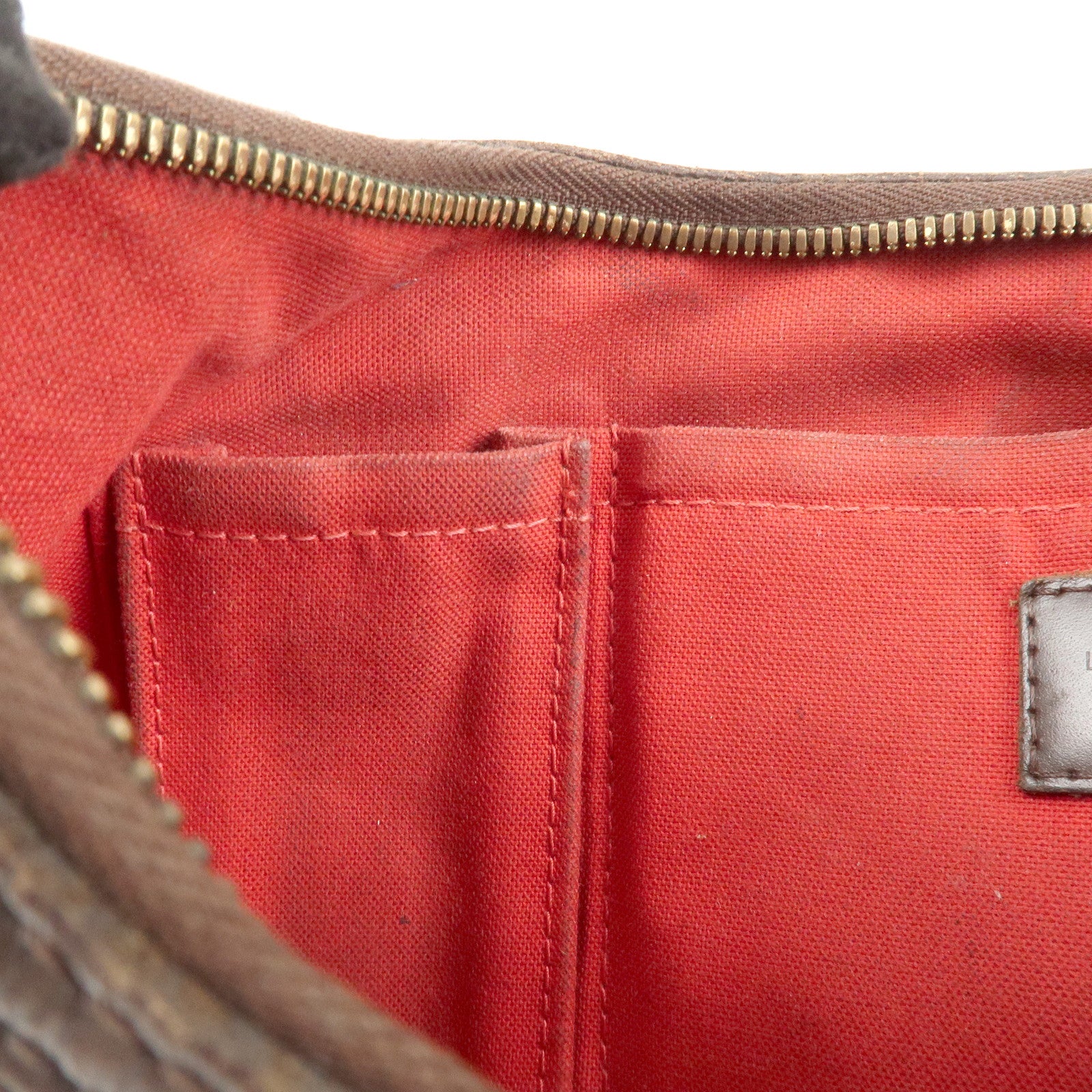 Louis Vuitton Damier Ebene Canvas Thames PM Hand Bag M48180 Used