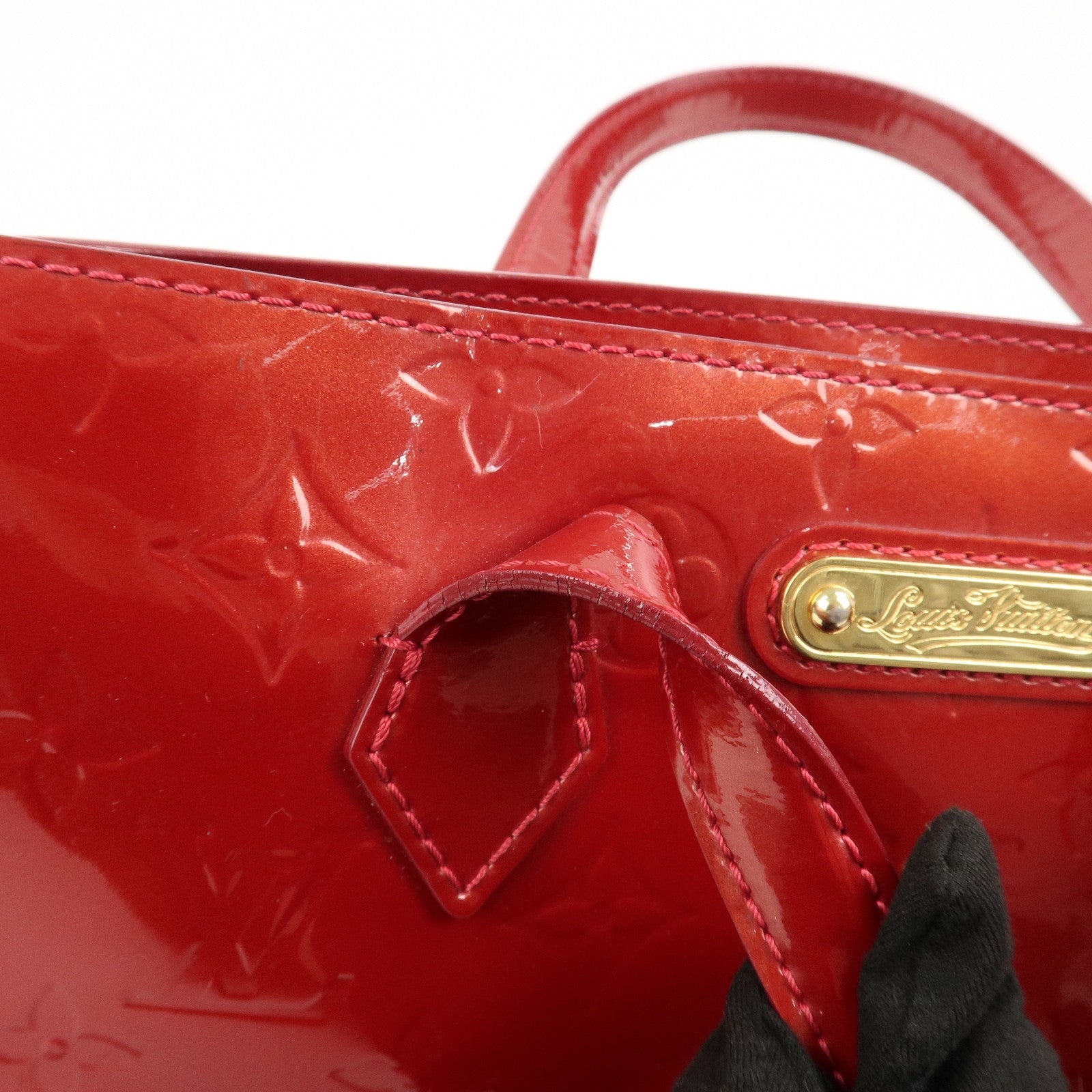 Louis Vuitton Monogram Vernis Wilshire PM Hand Bag M93642