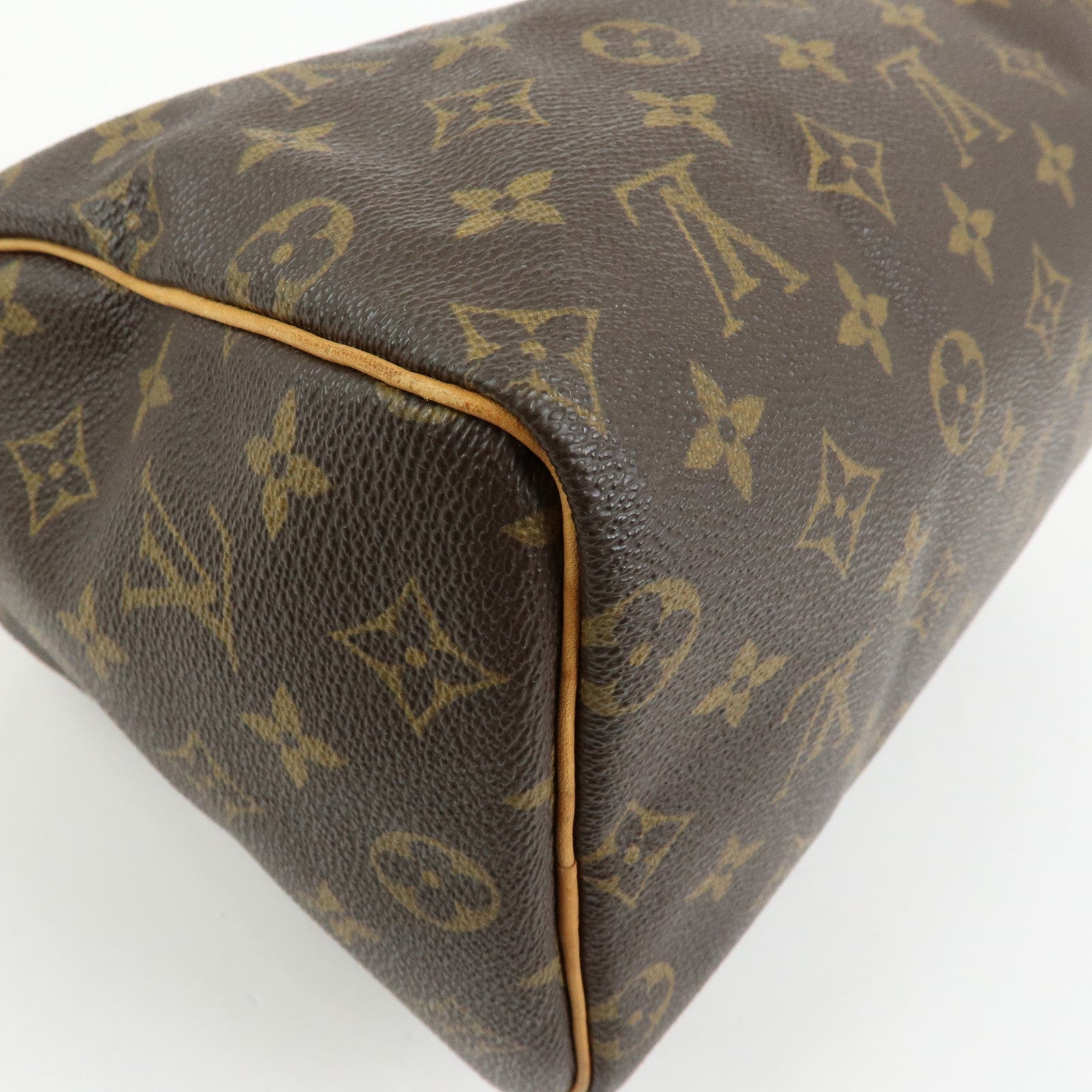 Louis Vuitton Monogram Speedy 25 Boston Bag Hand Bag Brown M41528