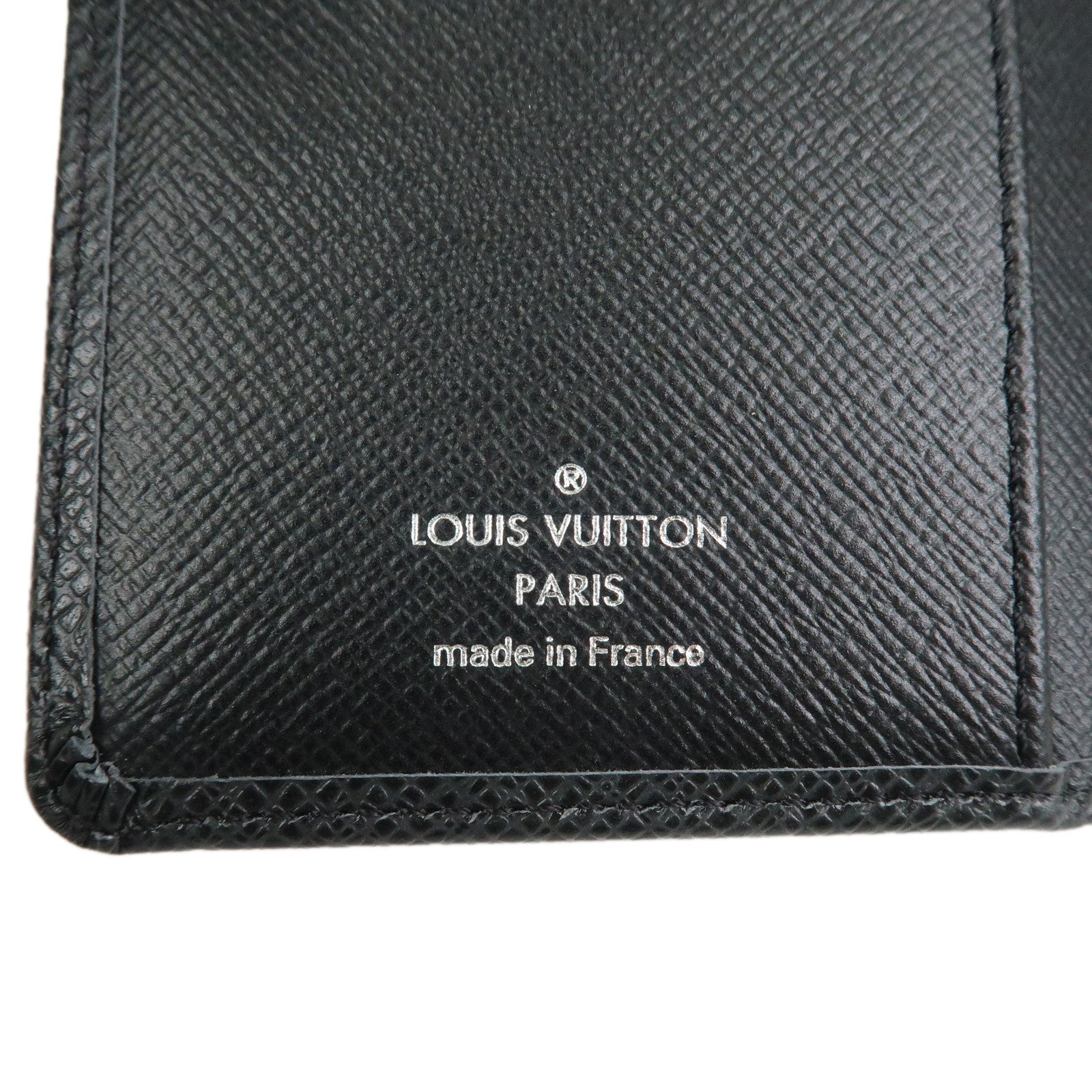 Louis Vuitton Taiga Leather Agenda PM Planner Cover Ardoise R20426