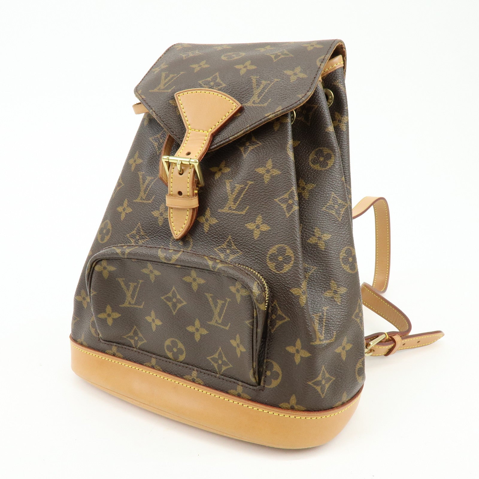 Louis Vuitton Monogram Montsouris MM Backpack Brown M51136