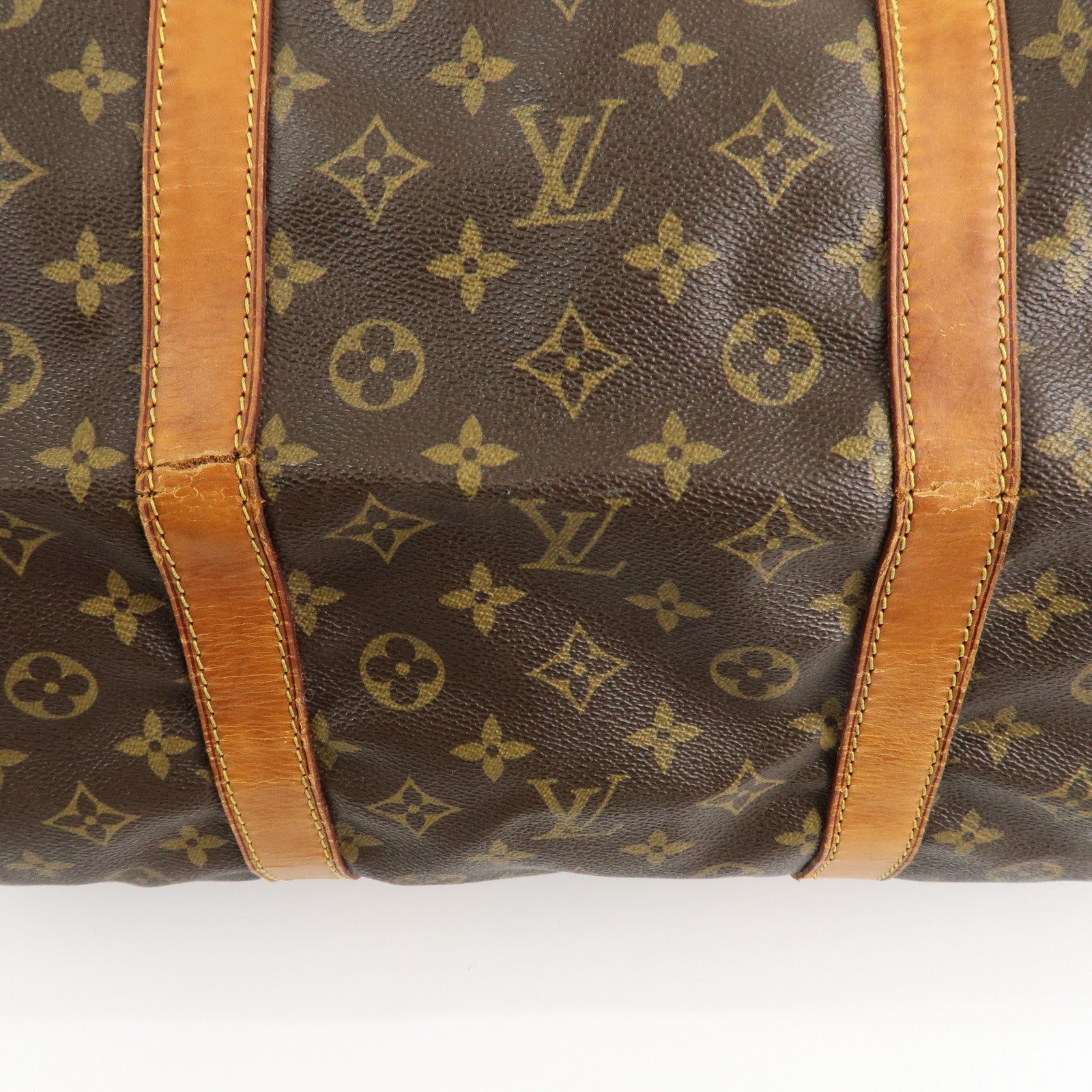 Louis Vuitton Monogram Keep All 60 Boston Bag Brown M41422 Used