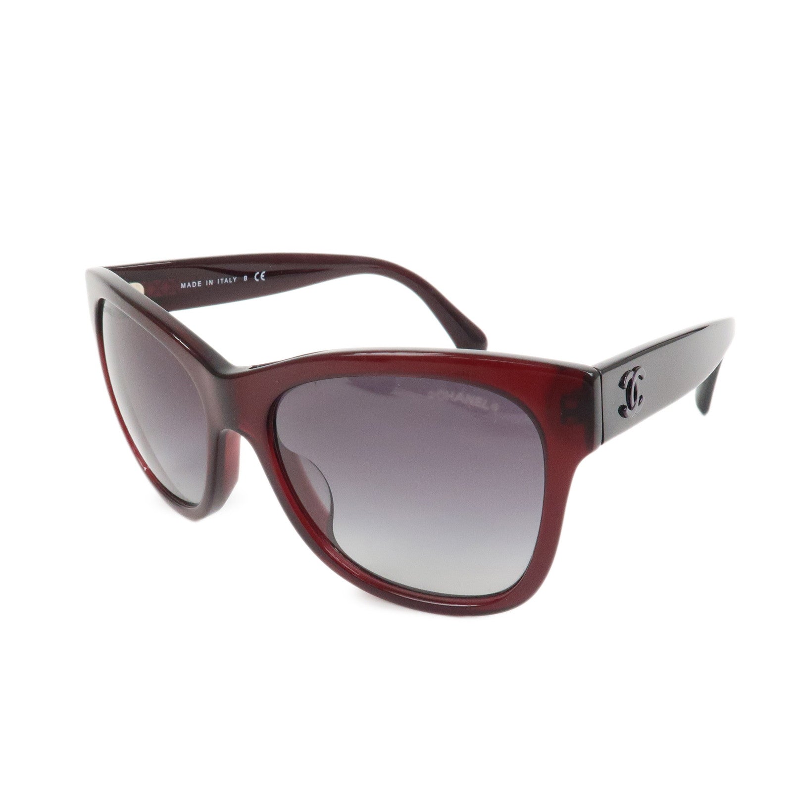 CHANEL Side COCO Mark Sunglasses c.539S6 56□17 140 3N Brown 5380-A