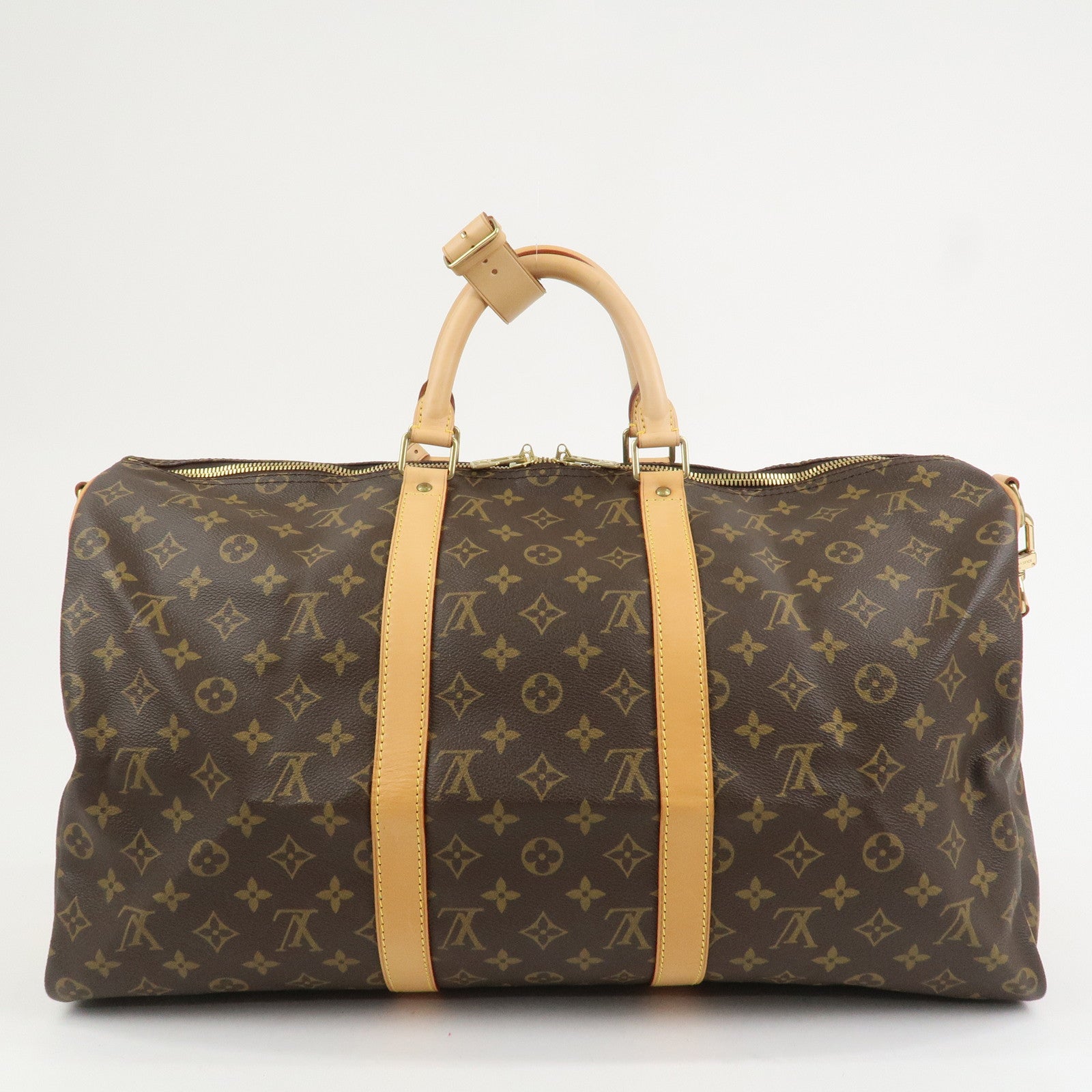 Louis Vuitton Monogram Keep All 50 Bandouliere Boston Bag M41416