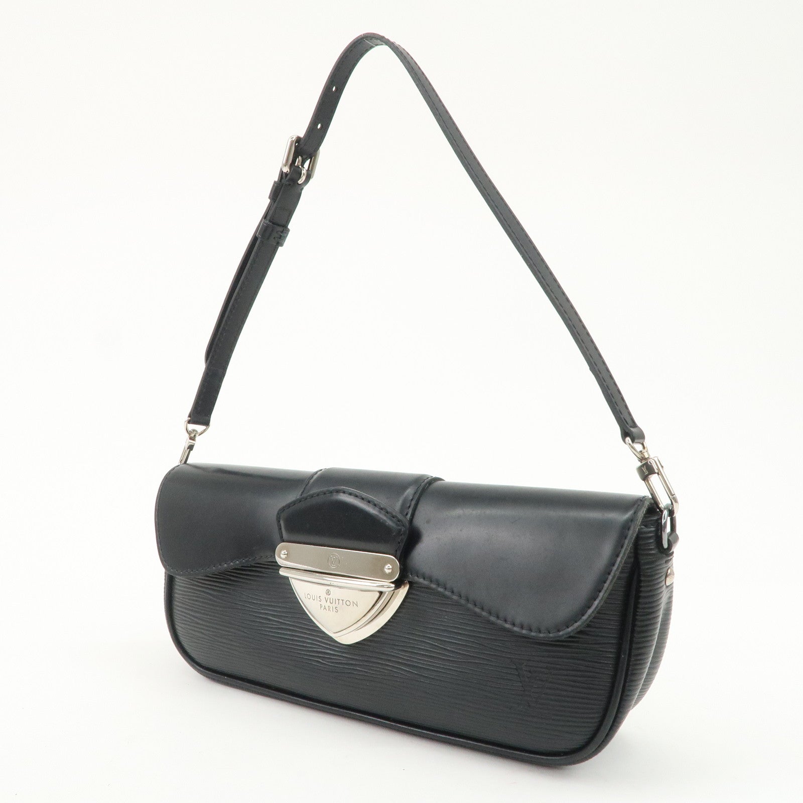 Louis Vuitton Epi Pochette Montaigne Shoulder Bag Noir M59292