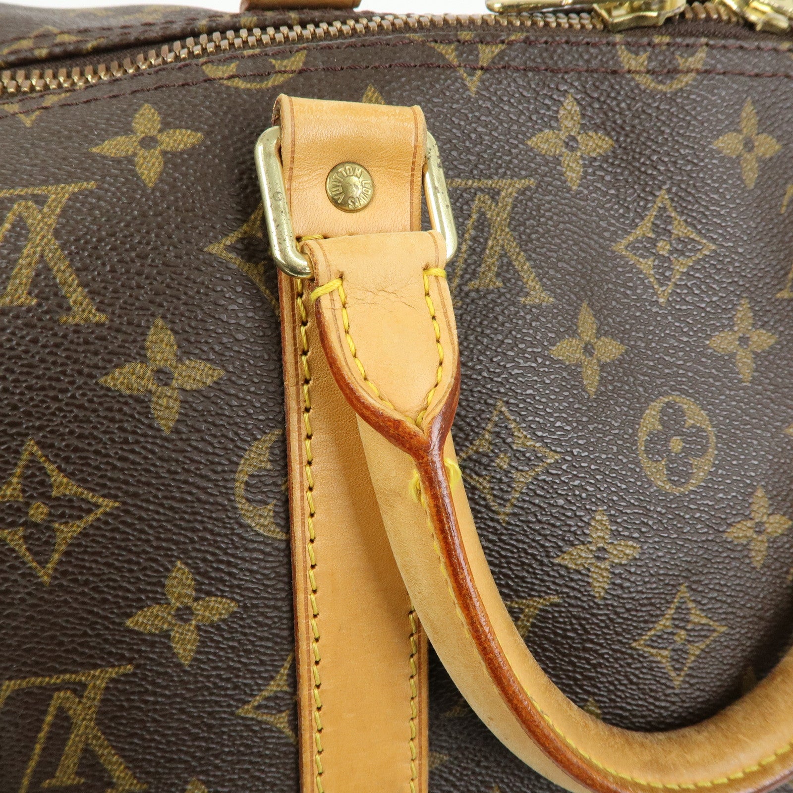 Louis Vuitton Monogram Keep All Bandouliere 50 Boston Bag M41416