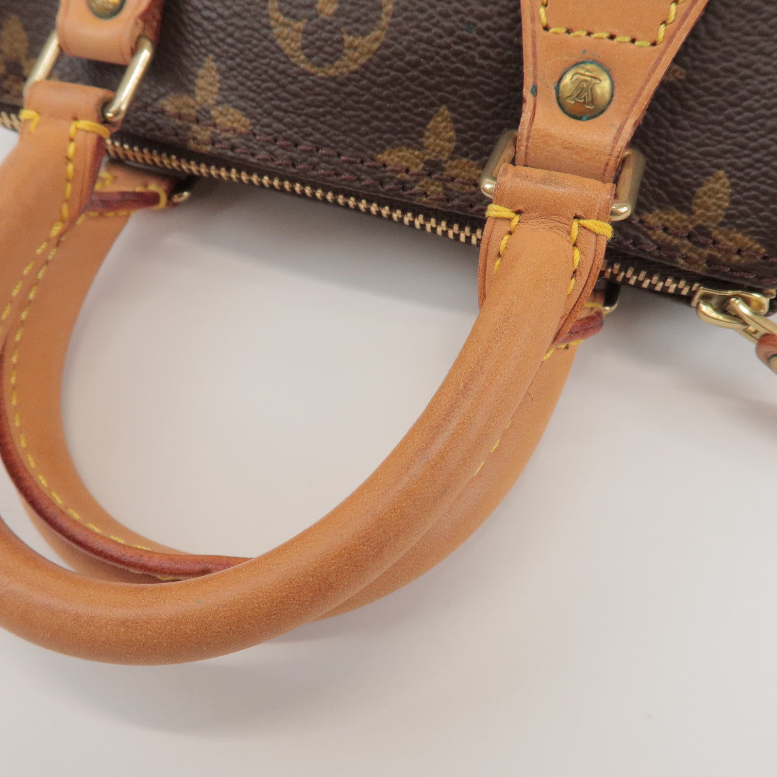 Louis Vuitton Monogram Mini Speedy Hand Bag & Shoulder Strap M41534
