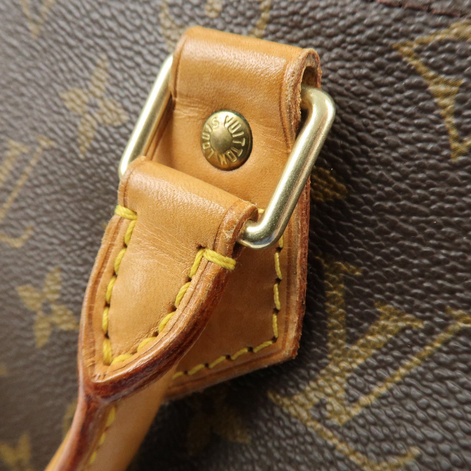 Louis Vuitton Monogram Speedy 25 Boston Bag Hand Bag Brown M41528