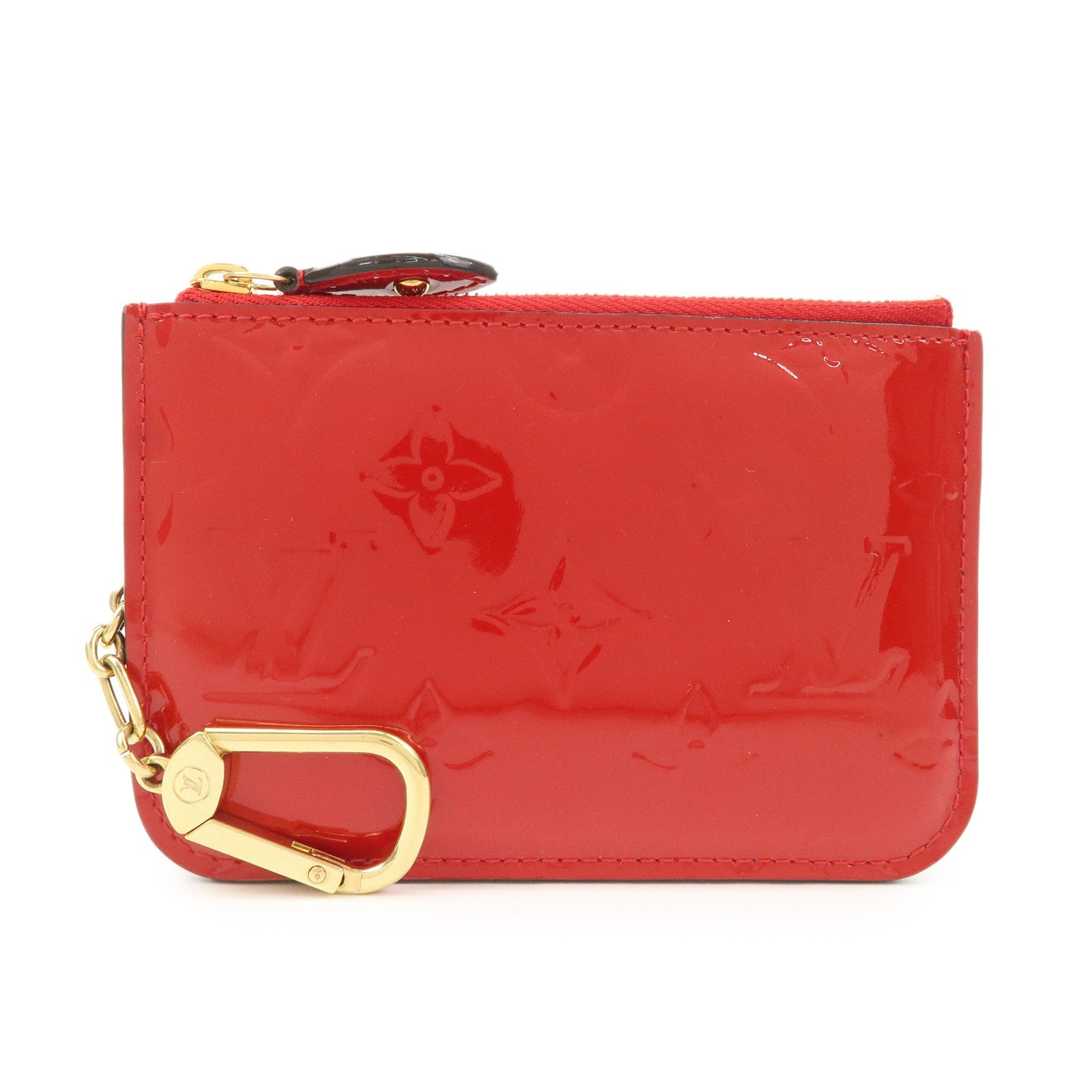 Louis Vuitton Monogram Vernis Pochette Cles NM Cerise M90214