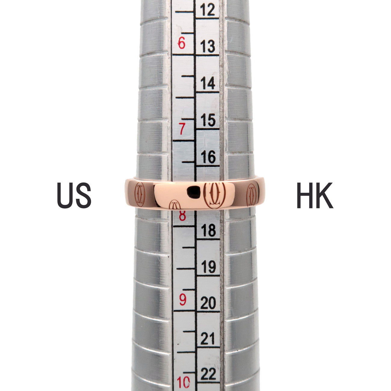 Cartier Happy Birthday Ring K18 750PG Rose Gold #56 US7.5-8 EU56