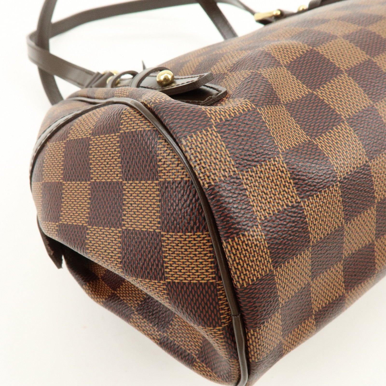Louis Vuitton Damier Ebene Rivington PM Shoulder Hand Bag N41157