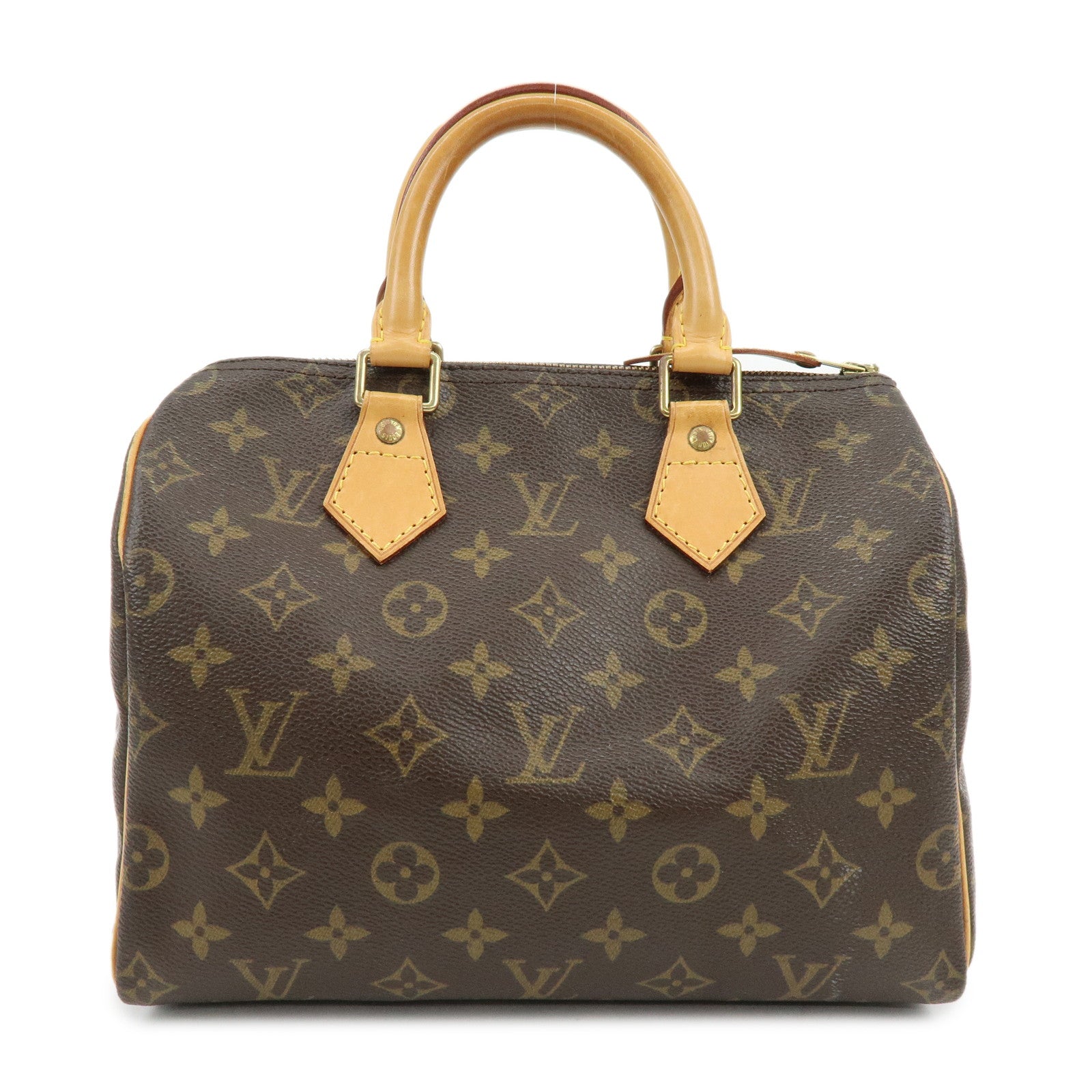Louis Vuitton Monogram Speedy 25 Boston Bag Hand Bag Brown M41528