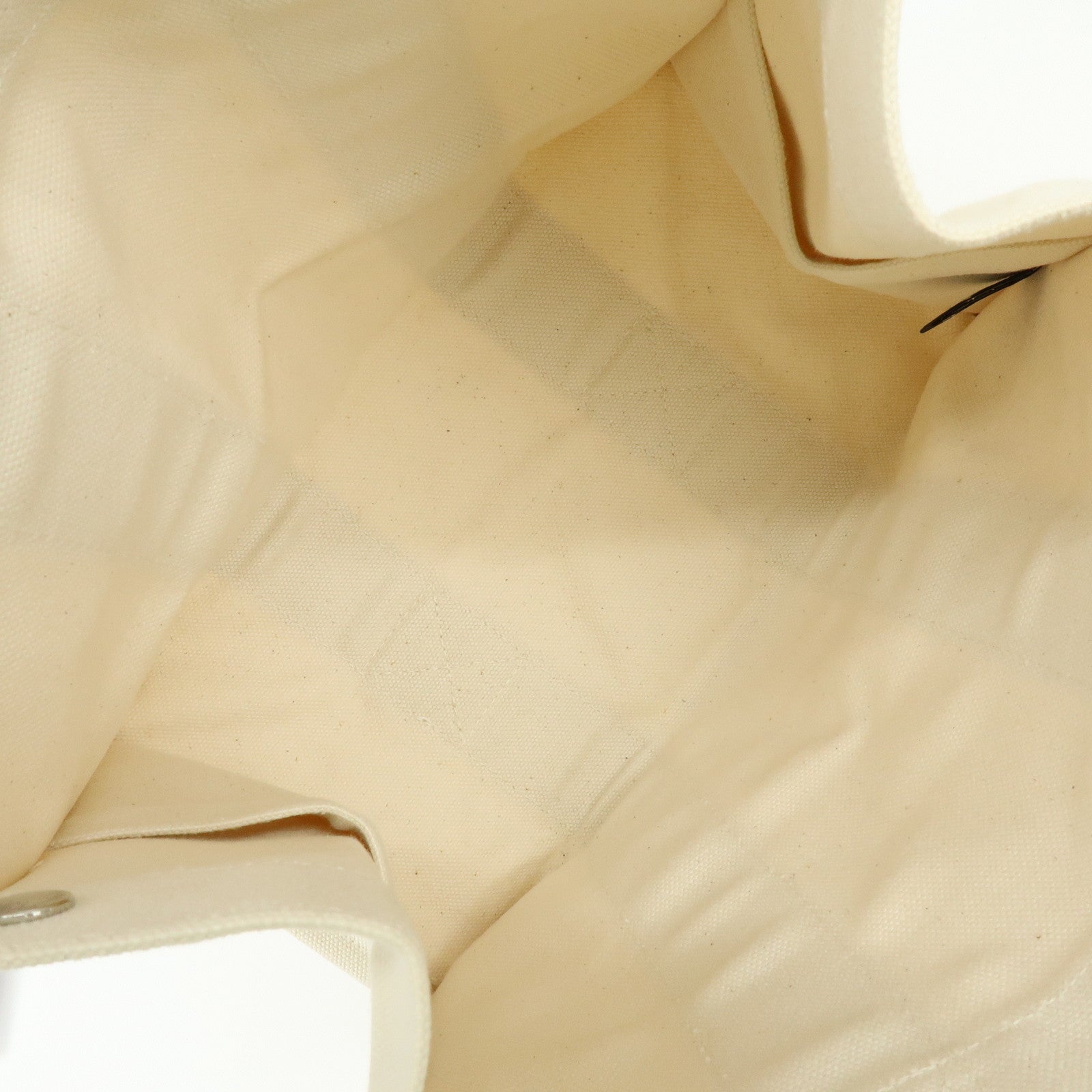 HERMES Bora Bora PM Canvas Tote Bag Hand Bag Natural Orange