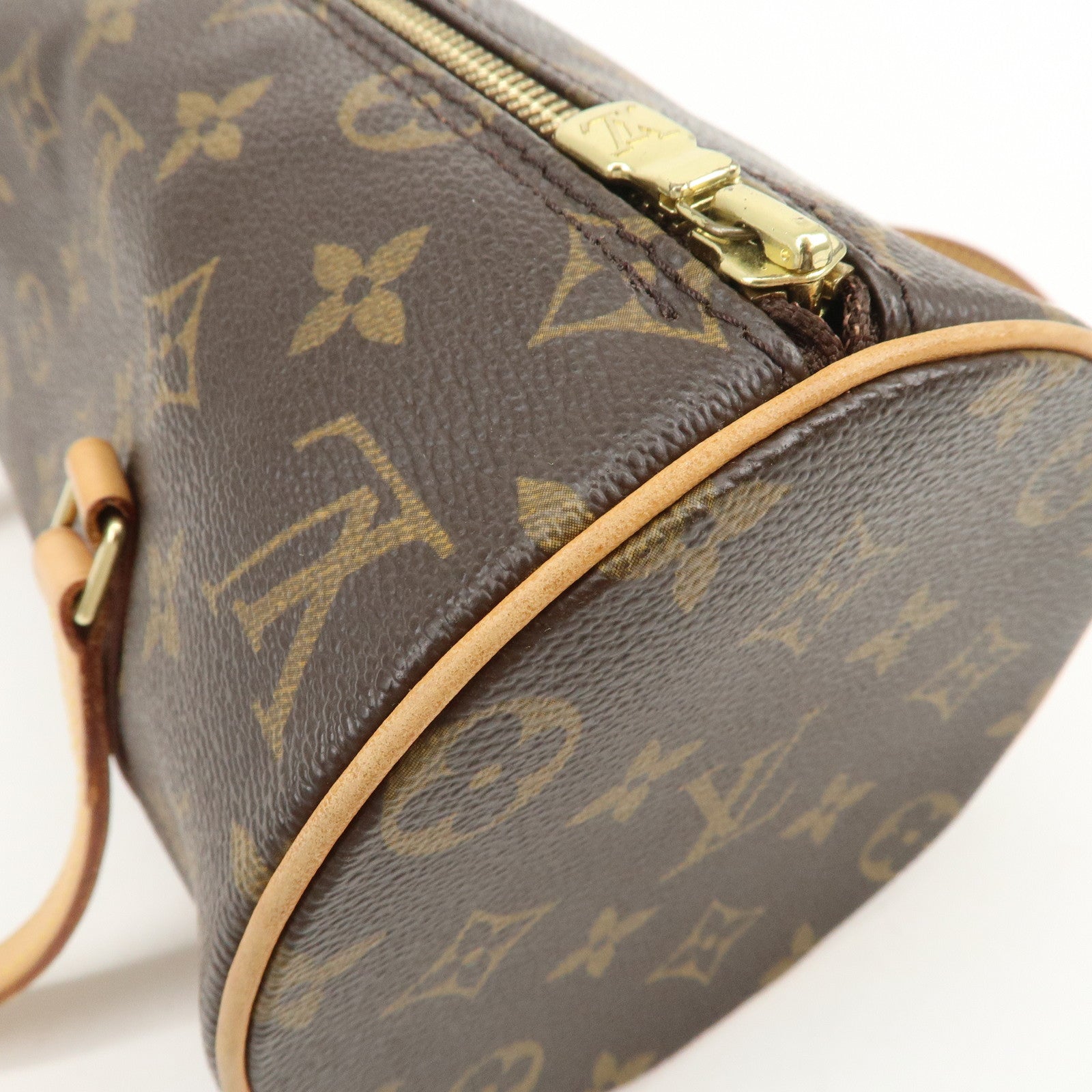 Louis Vuitton Monogram Papillon 26 Hand Bag Brown M51386