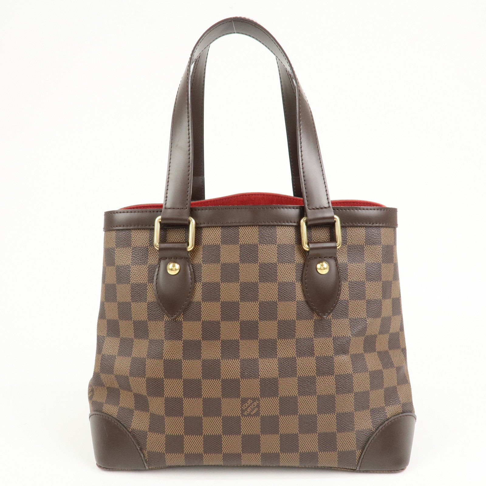 Louis Vuitton Damier Ebene Hampstead PM Hand Bag Tote Bag N51205