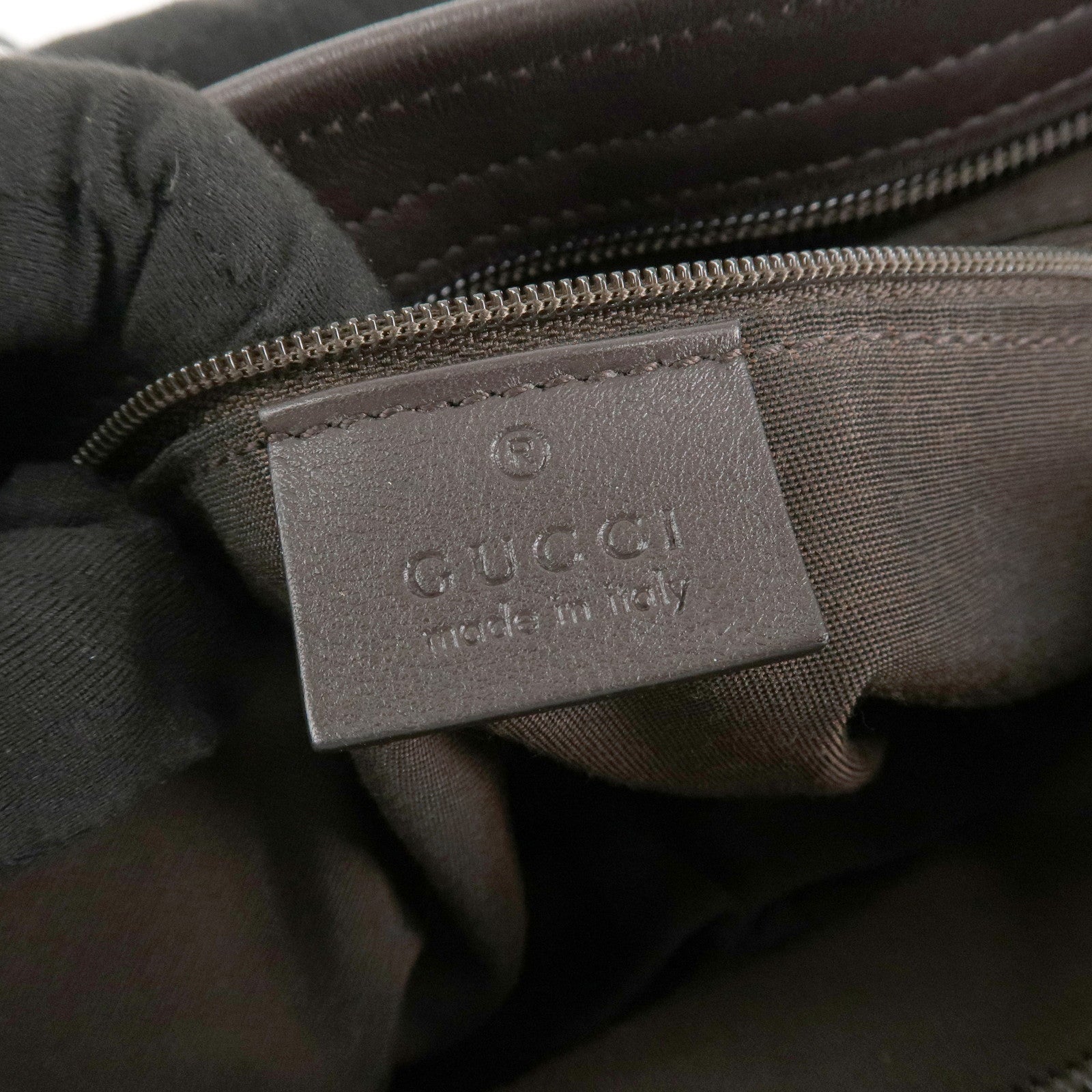 GUCCI GG Supreme Leather Shoulder Crossbody Bag Beige Brown 388924 Used